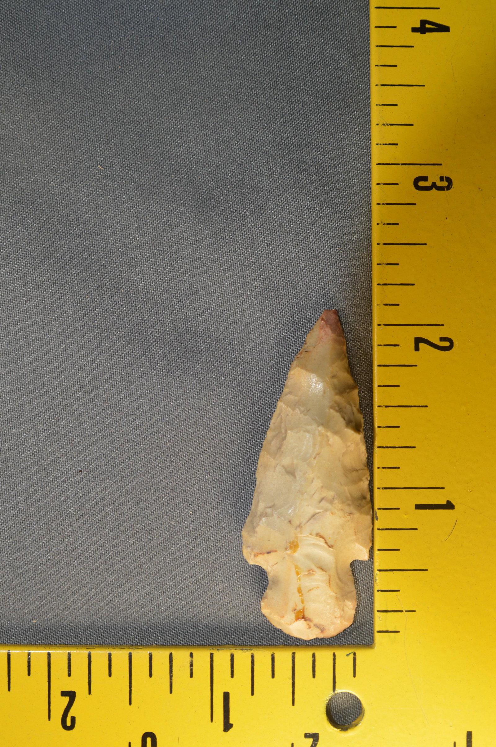 2 1/16" Palmillas . Ex; Museum Collection.: 2 1/16" Palmillas Found in Texas. 13/16" Wide. Ex: Ben Winchester Collection.