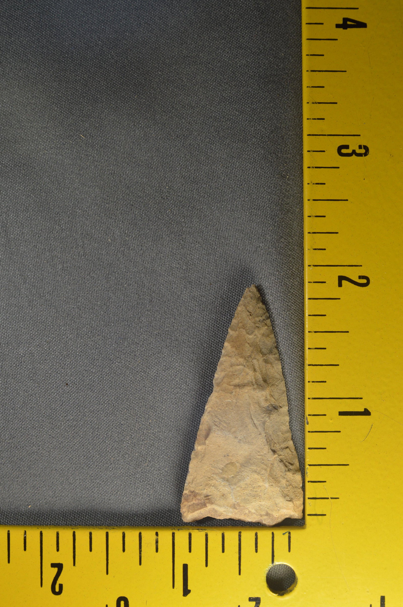 1 13/16" Tortuga . Ex; Museum Collection.: 1 13/16" Tortuga Found in Texas. 15/16" Wide. Ex: Ben Winchester Collection.