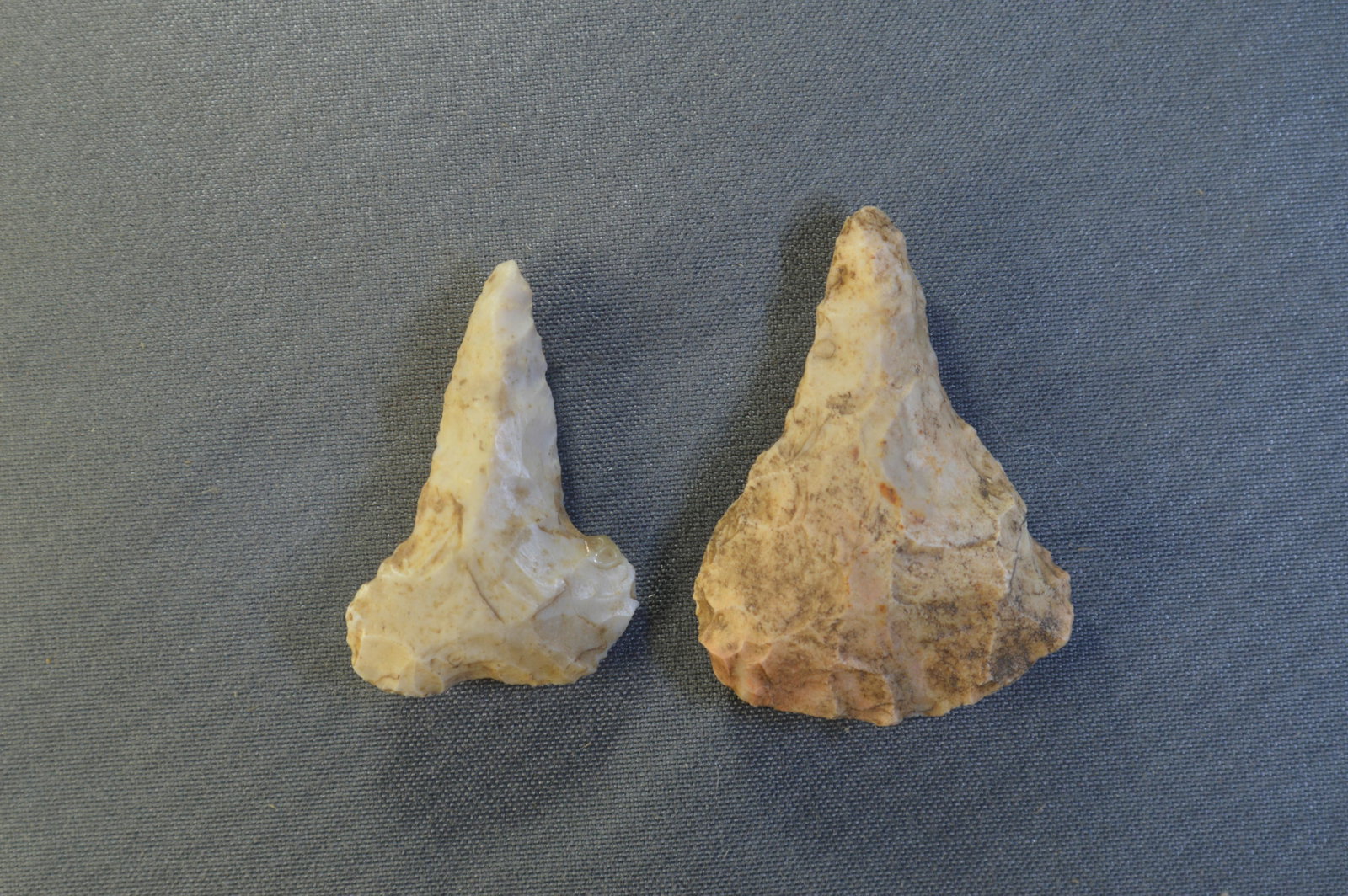 2 Small Drill's. Pike Co. IL.: 2 Small Drill's Found in Pike Co. Illinois. Longest is 1 3/8".
