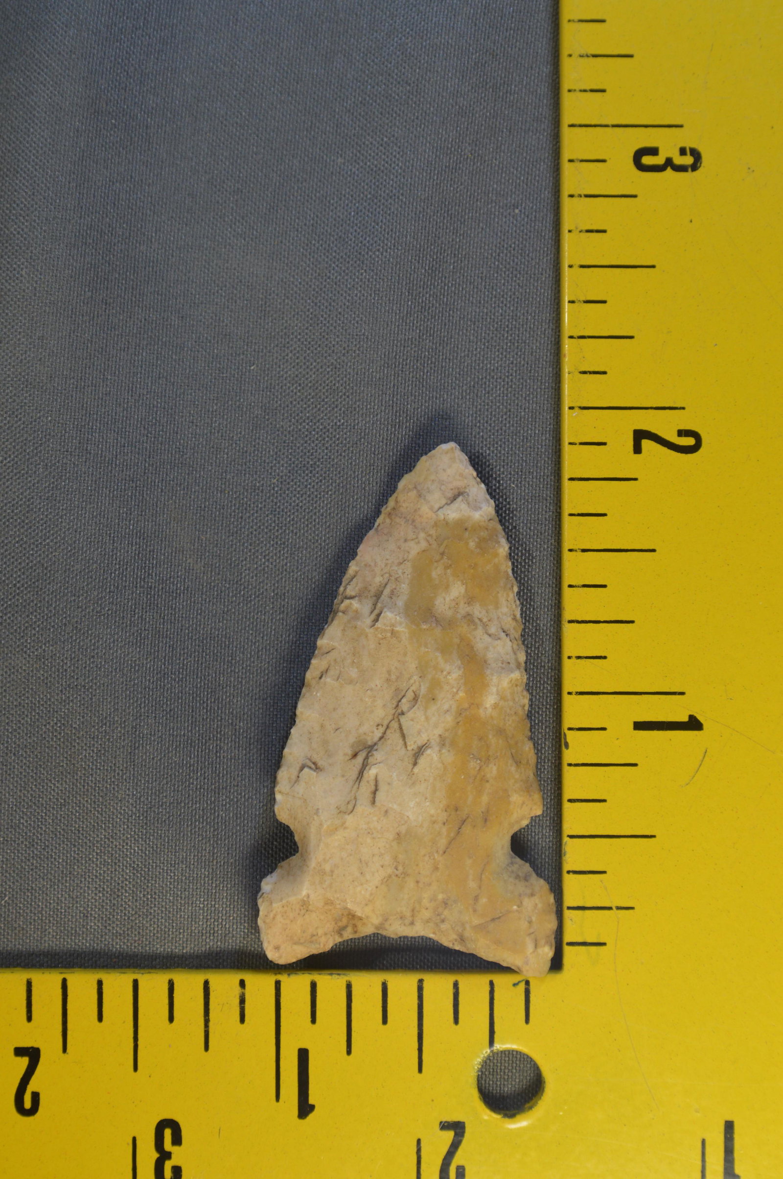 1 7/8" Graham Cave. Pike Co. IL.: 1 7/8" Graham Cave Found in Pike Co. Illinois. 1 1/16" Wide.