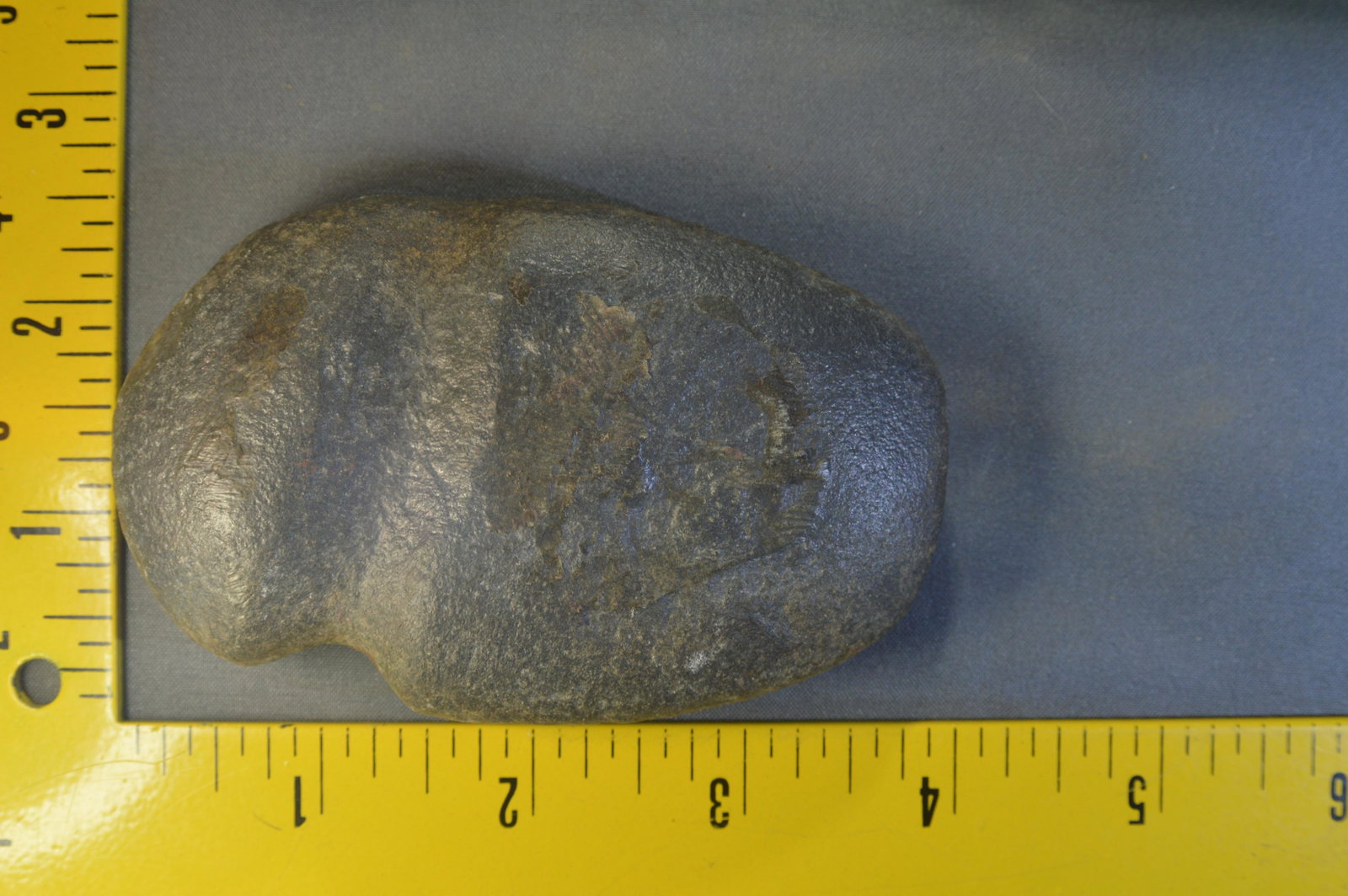 3 3/4" 3/4 Groove Axe. Marion Co. MO.: 3 3/4" 3/4 Groove Axe Found in Marion Co. Missouri. 2 3/8" Wide.