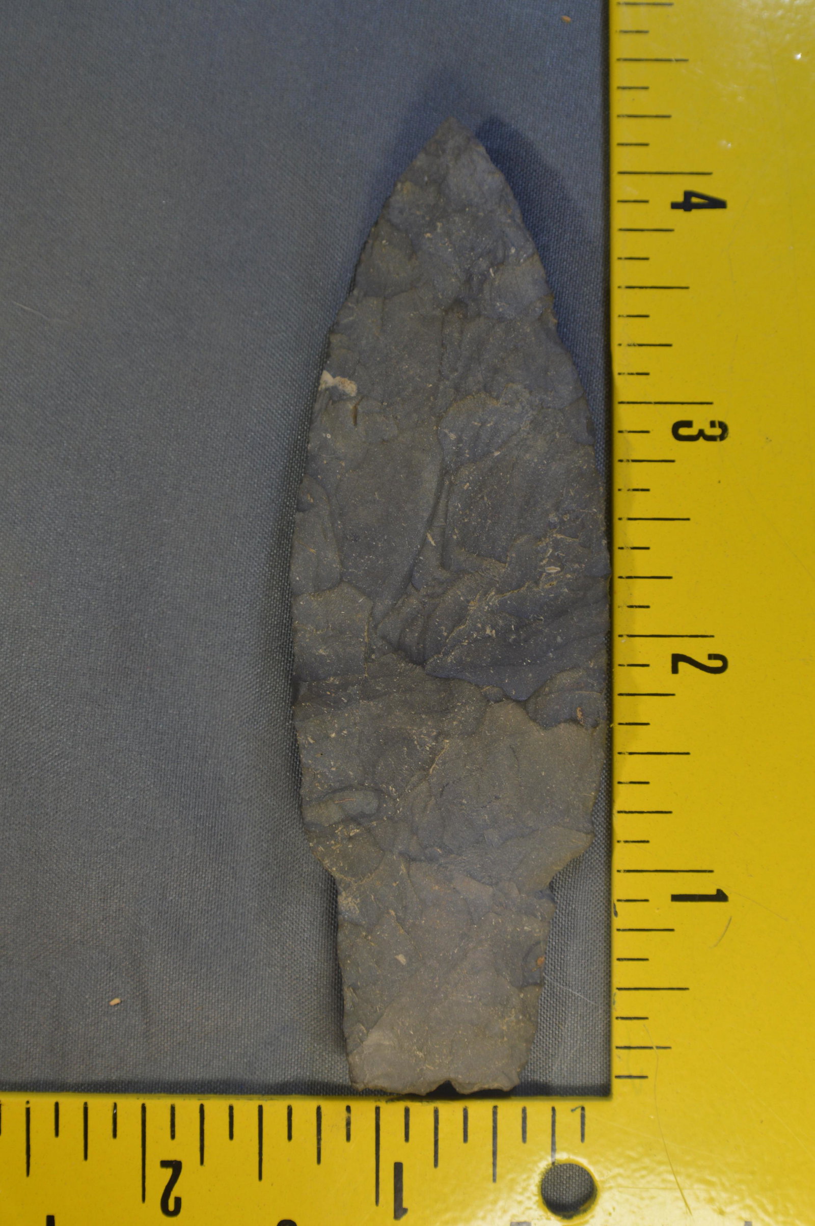 4 3/16" Adena Robbins. Coshocton Co. OH.: 4 3/16" Adena Robbins Found in Coshocton Co. Ohio. Very impressive Artifact. 1 3/8" Wide.