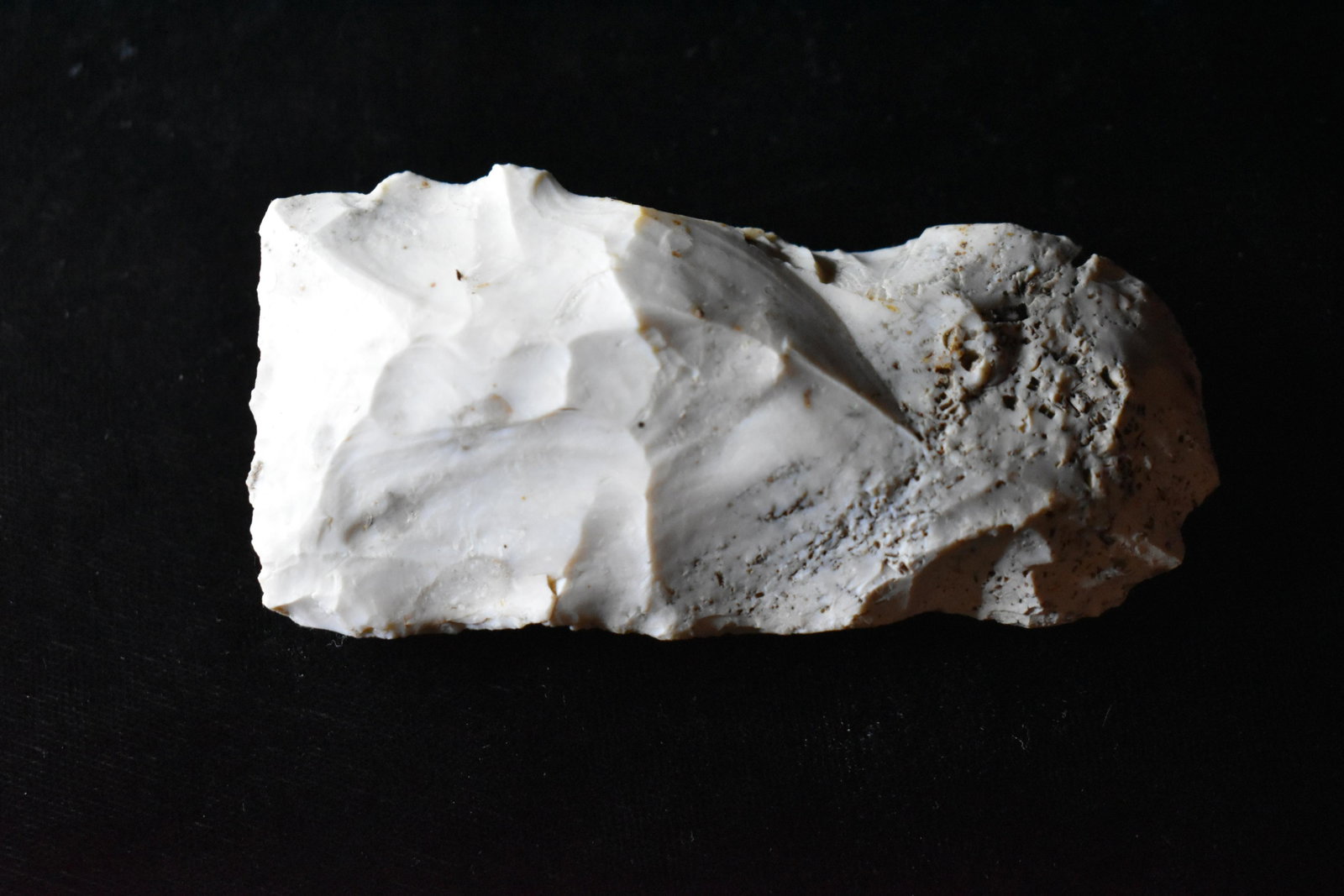 3 1/2" Flint Axe: 3 1/2" Flint Axe found by Chris Parkhurst on his farm in Pettis County, Missouri. Ancient Native American Arrowhead Indian Artifact.