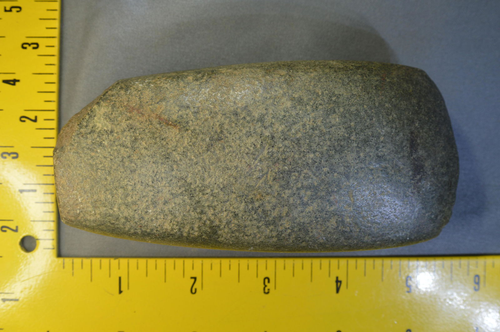 5 1/8" Granite Celt. Adams Co. IL.: 5 1/8" Granite Celt found in Adams Co. Illinois. 2 7/16" Wide.