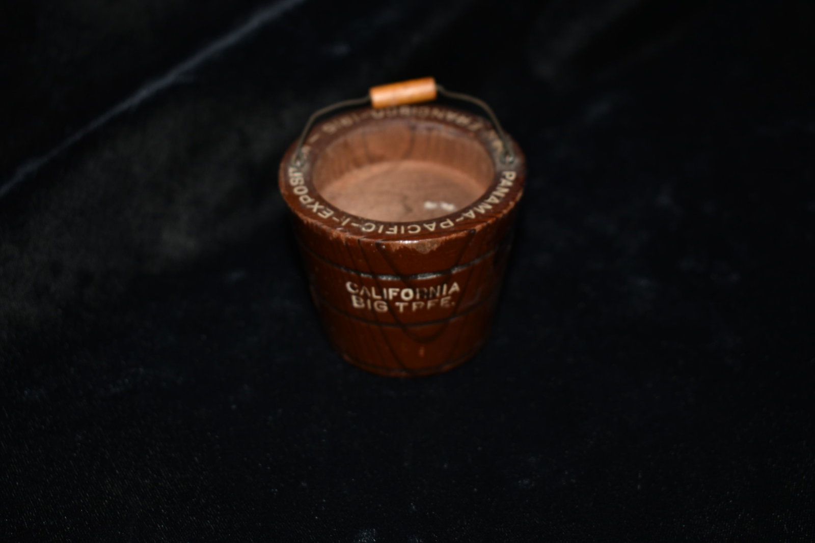 1915 Panama Pacific Exposition Pin Cushion (Redwood): 1915 San Francisco Panama Pacific Exposition Pin Cushion made from a Red Wood tree. On the side this treen pin cushion reads California Big Tree (Redwood) Couldn't find another one like it online to r