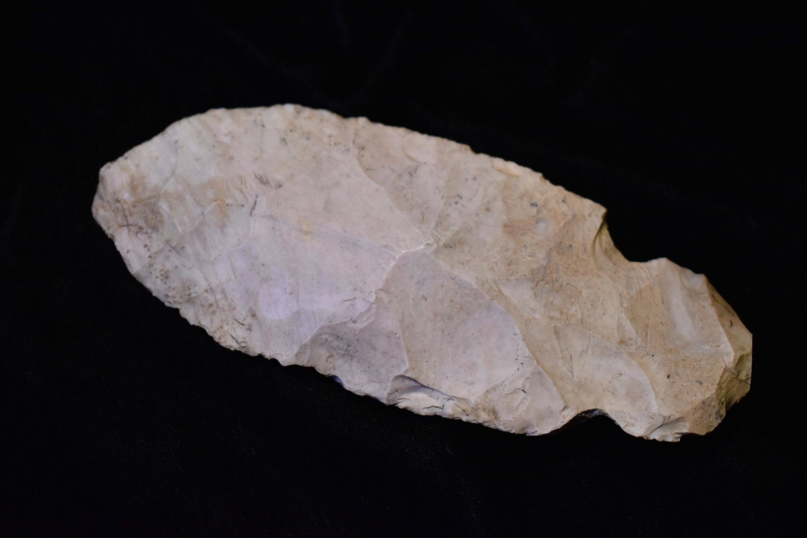 5 1/2" Notched Digger: 5 1/2" Notched Digger. Found in Dent Co. Missouri by Martin Hart. Ancient Authentic Native American Artifact Arrowheads