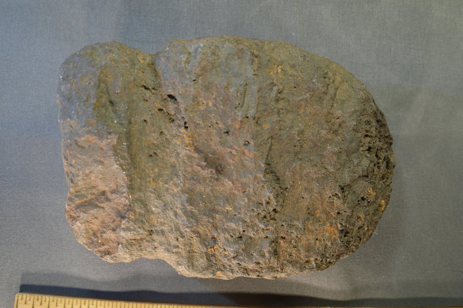 4 3/8" Hematite Maul: Full Grooved, Found in Dent Co. Missouri by Martin Hart.