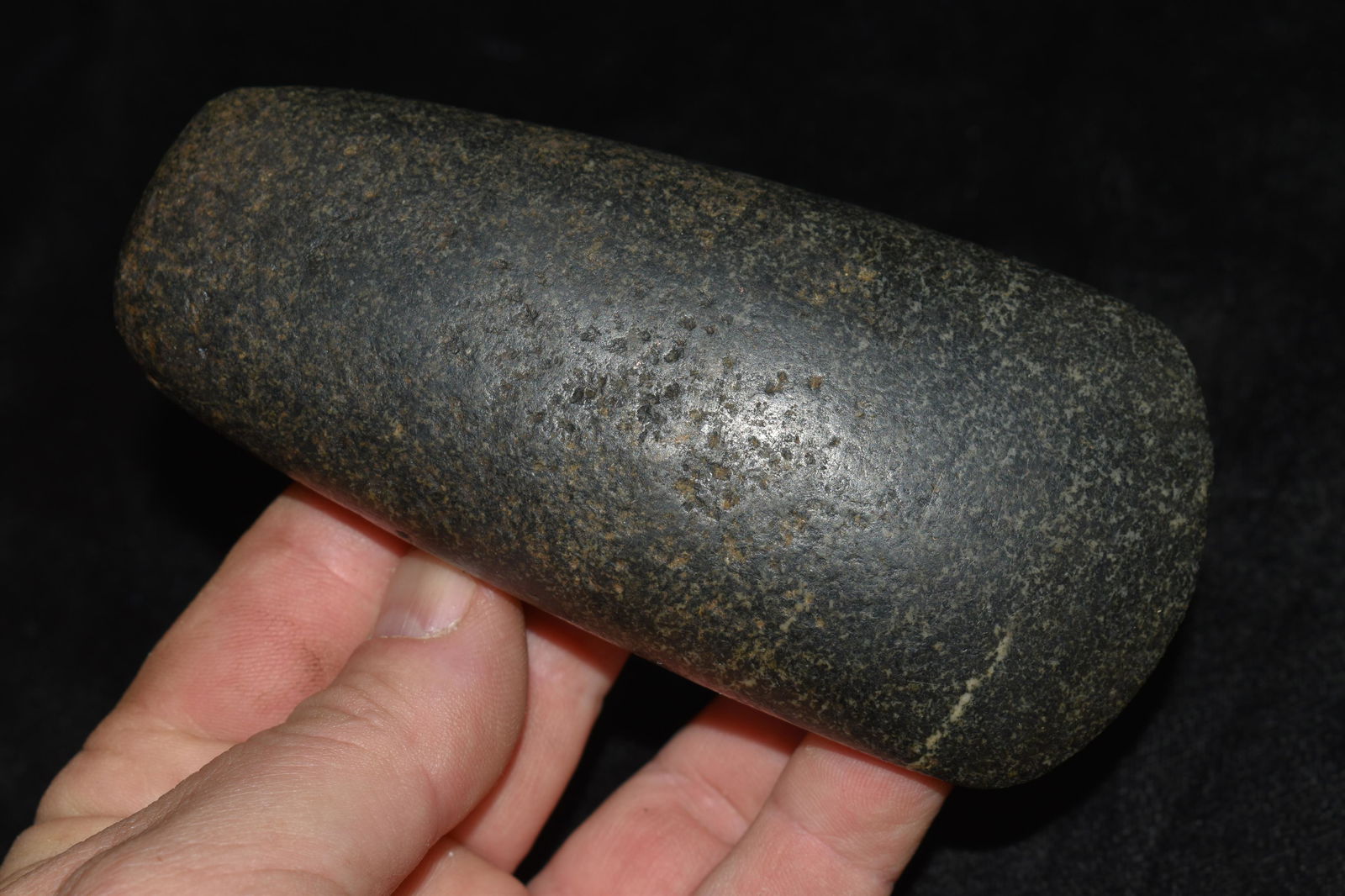 5" Highly Polished Speckled Granite Celt (1 of 5)