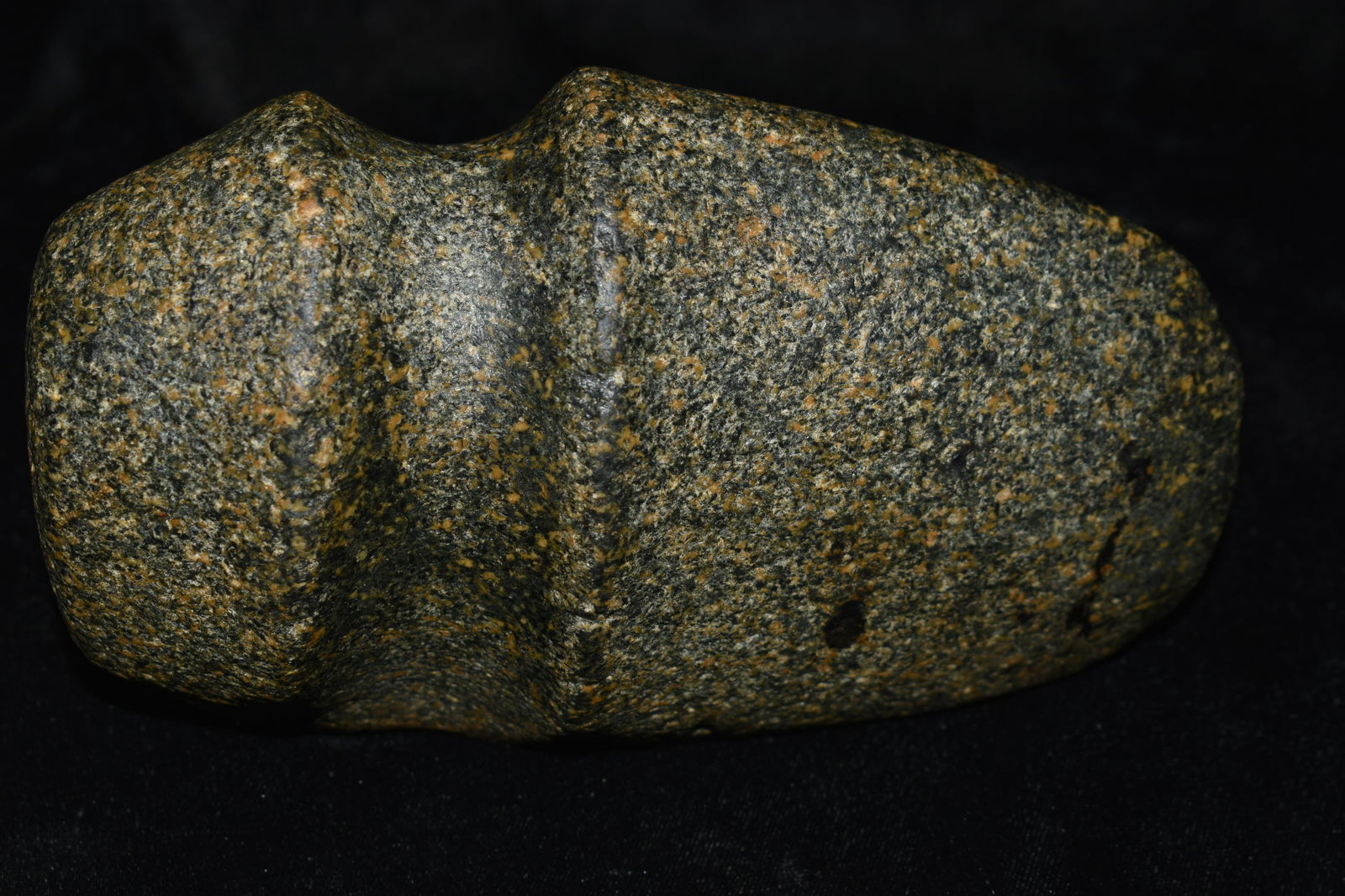 Spectacular 6 3/4" Granite 3/4 Groove Axe w/ COA (1 of 8)