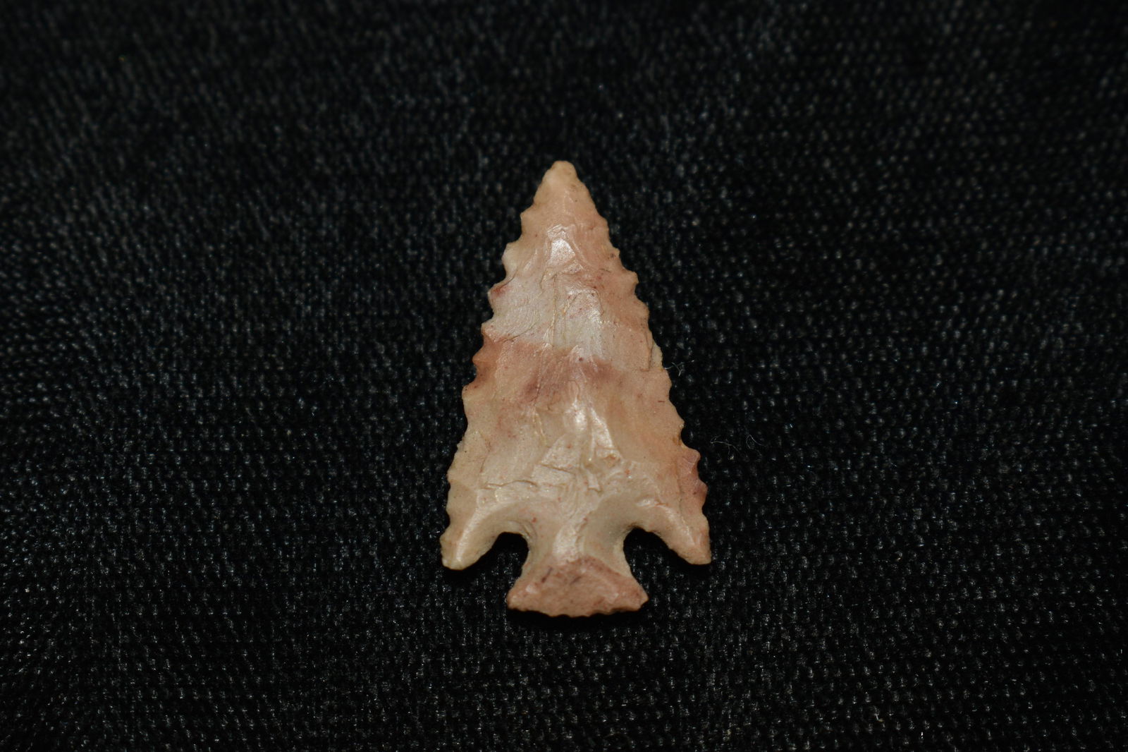 7/8" Colorful Serrated Scallorn Arrowhead (1 of 4)