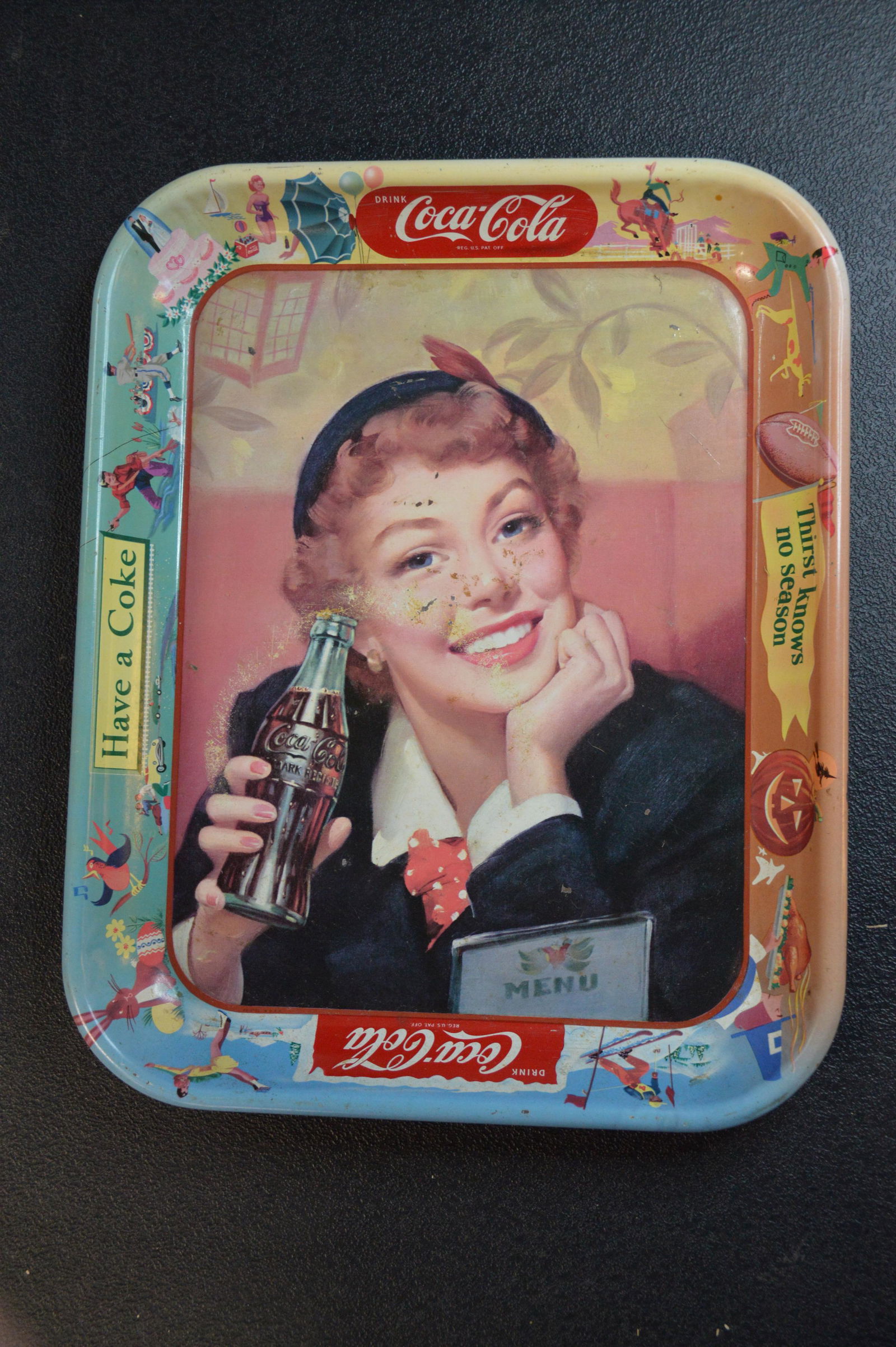 Coca Cola Metal Tray (1 of 3)
