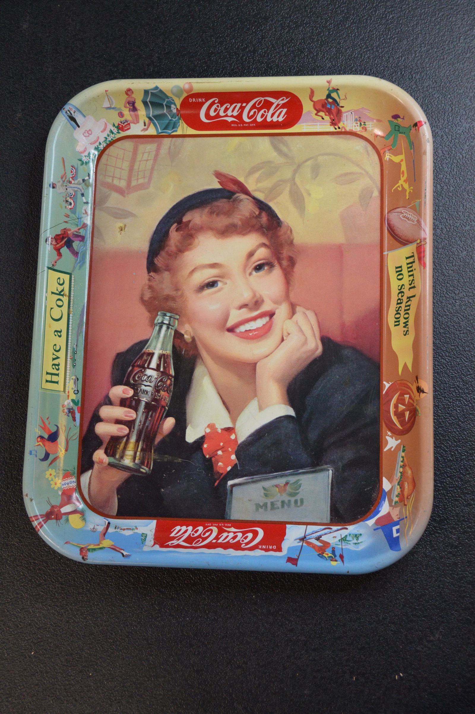 Coca Cola Metal Tray (1 of 3)