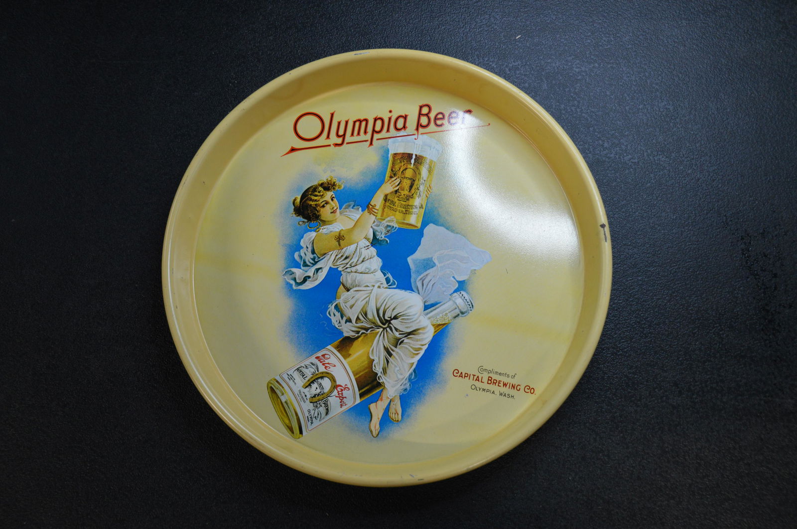 Olympia Beer Metal Tray (1 of 3)