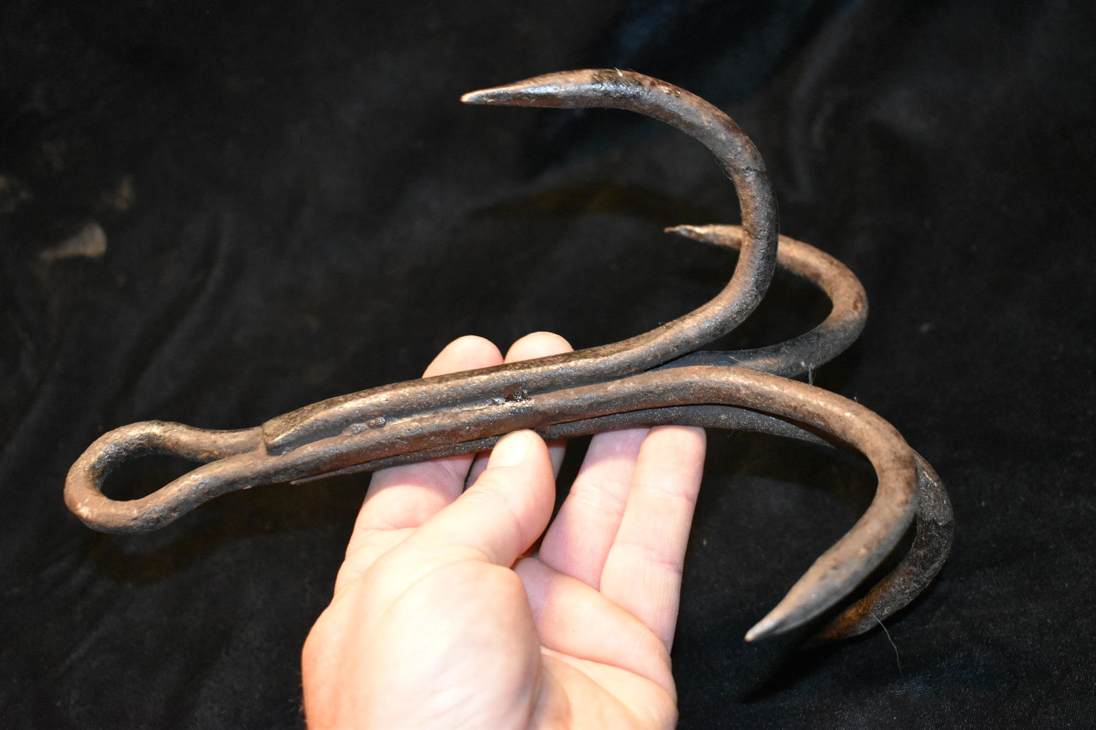 Antique Hand Forged Grapple Hook (1 of 3)