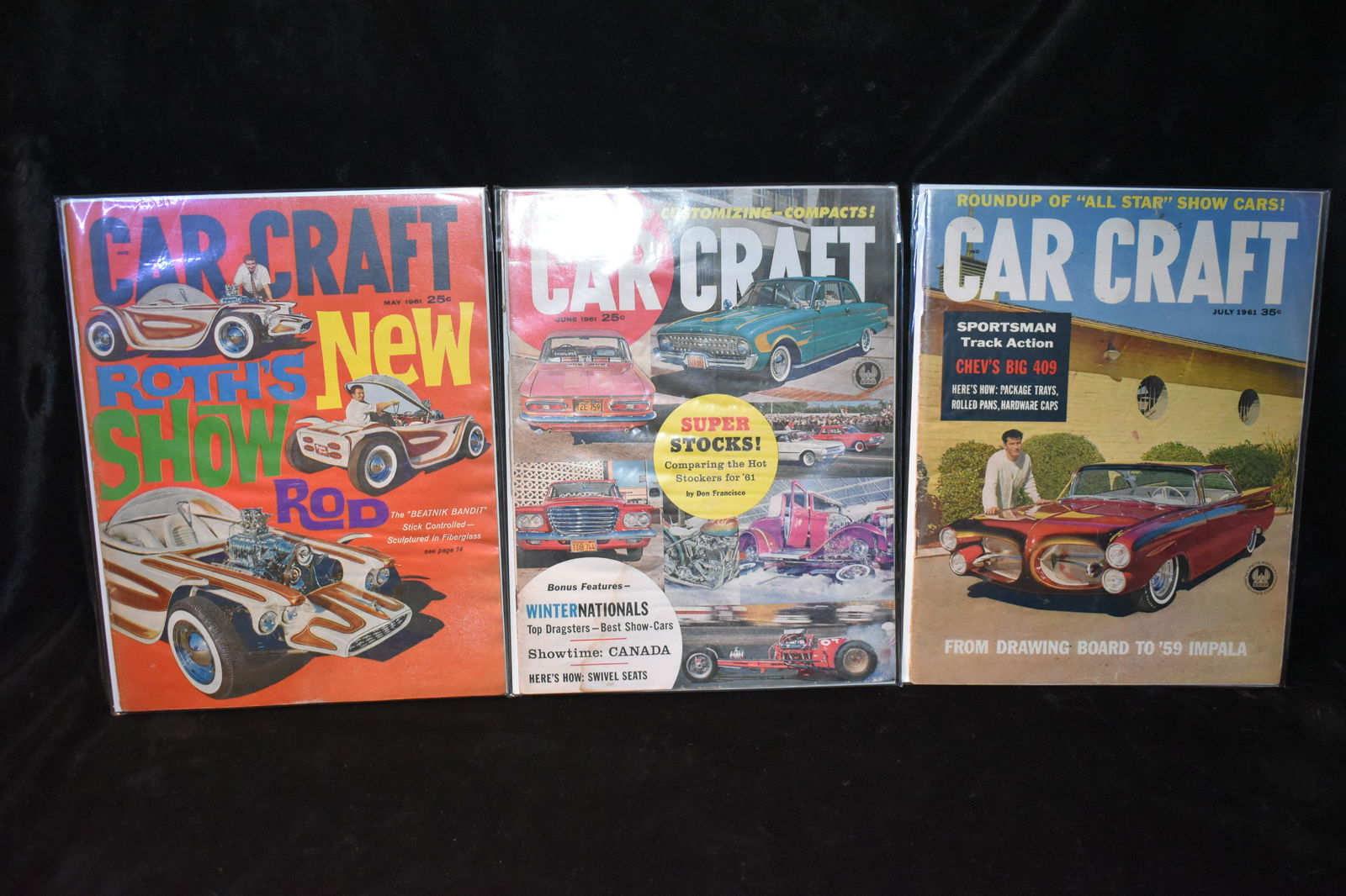 10 CARCRAFT MAGAZINES FROM 1959-1962 (1 of 5)