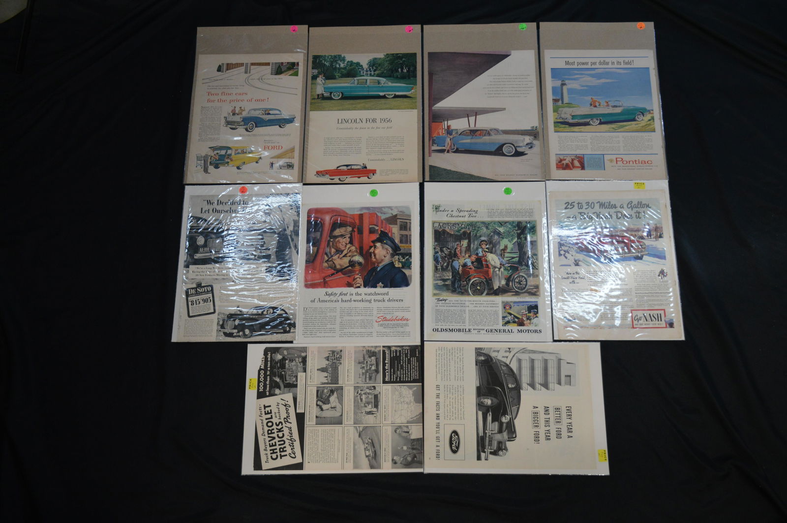 10 Advertisement Pages for Old Cars (1 of 4)