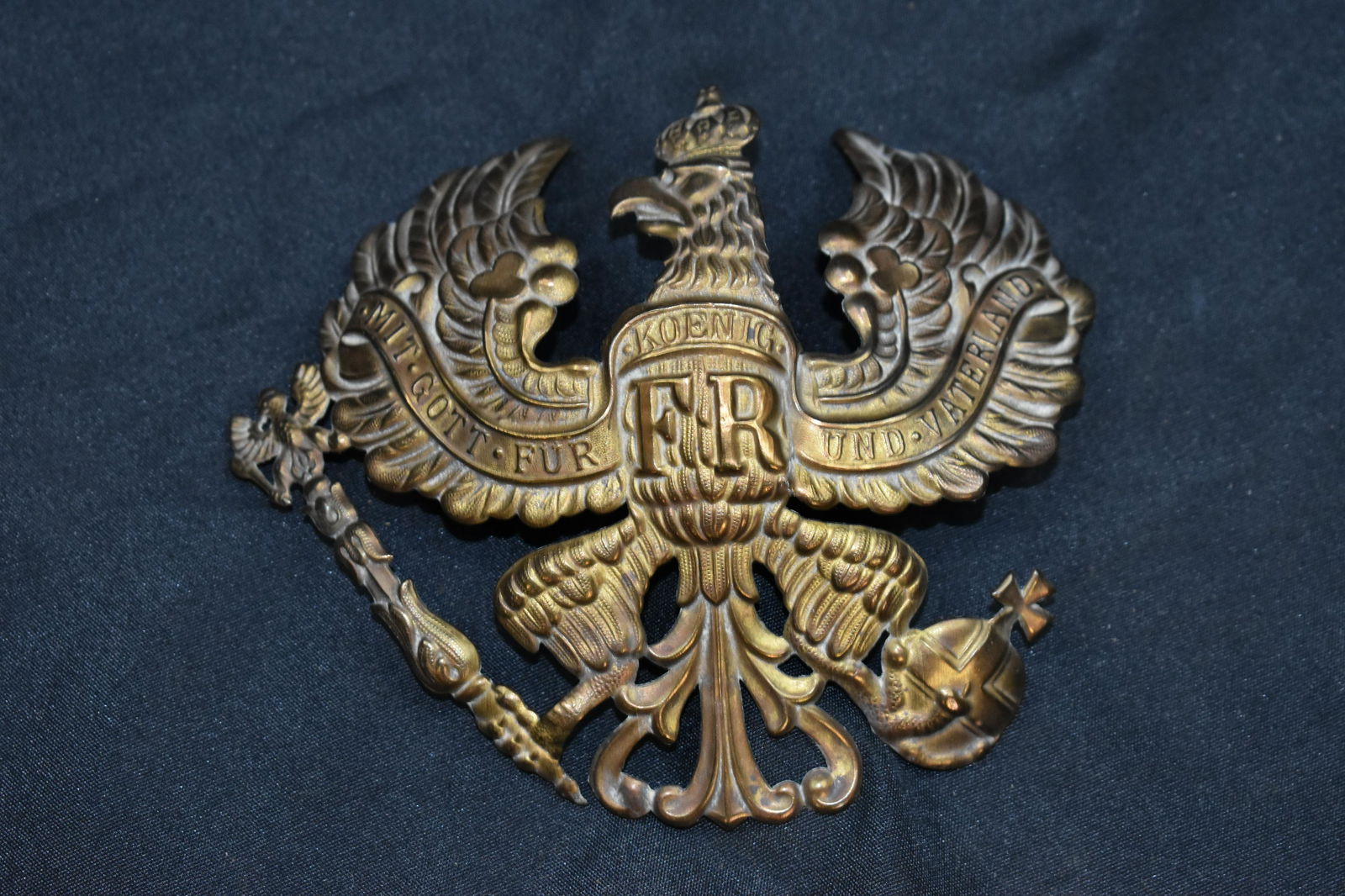 German Picklehaube Helmet Emblem (1 of 4)