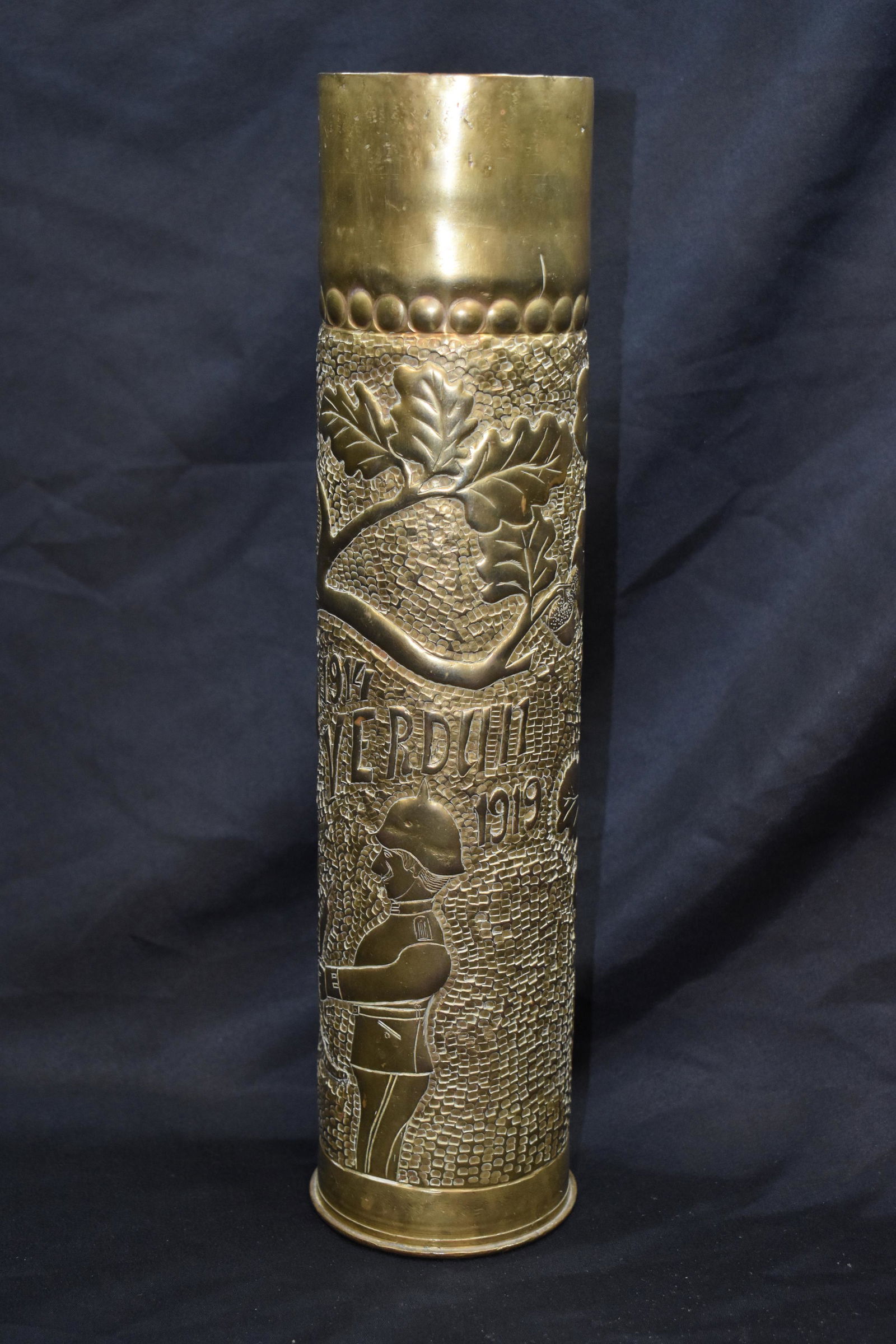 1914 - 1918 Verdun Trench Art Shell From World War I (1 of 7)