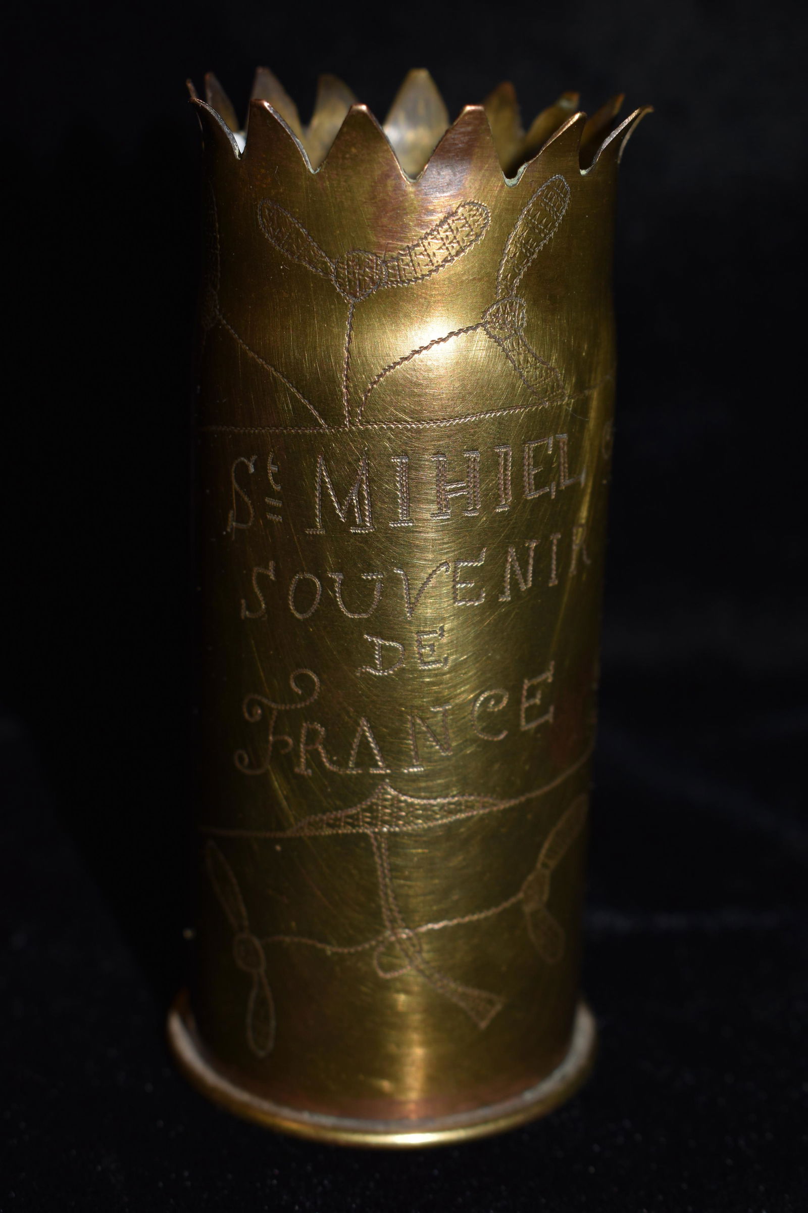 1917 St Mihiel France 37MM Trench Art Shell Casing (1 of 4)