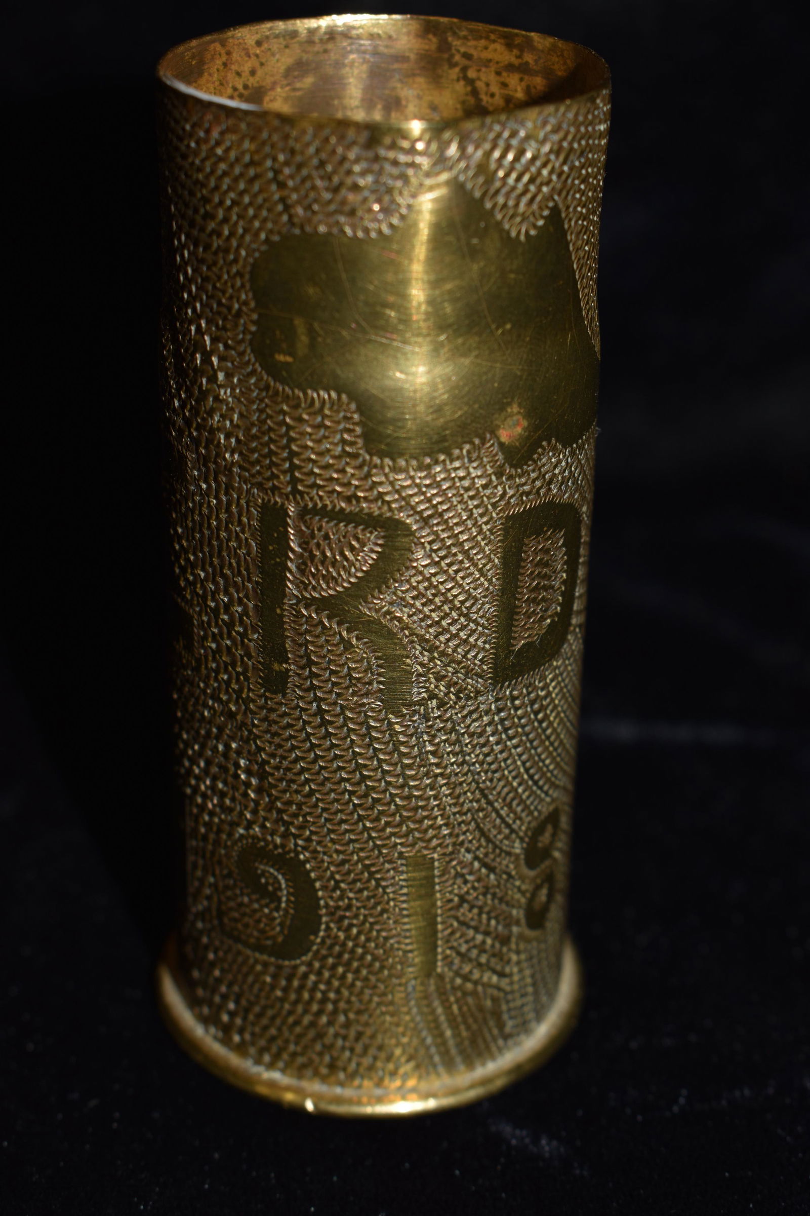 1917 BATTLE OF VERDUN COMMEMORATIVE 37MM TRENCH ART (1 of 4)