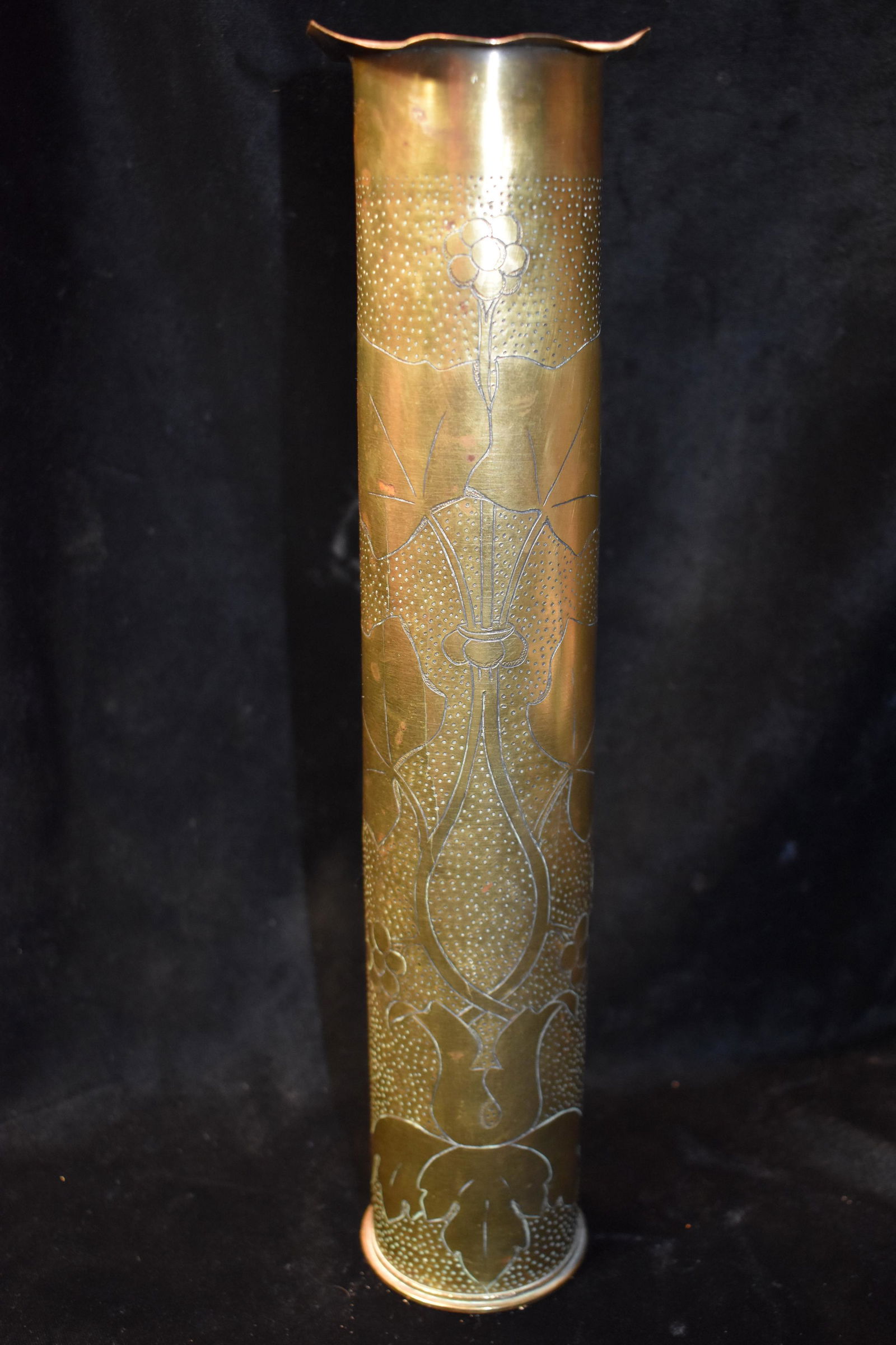 1897 50 MM Naval Artillery Shell Trench Art (1 of 5)