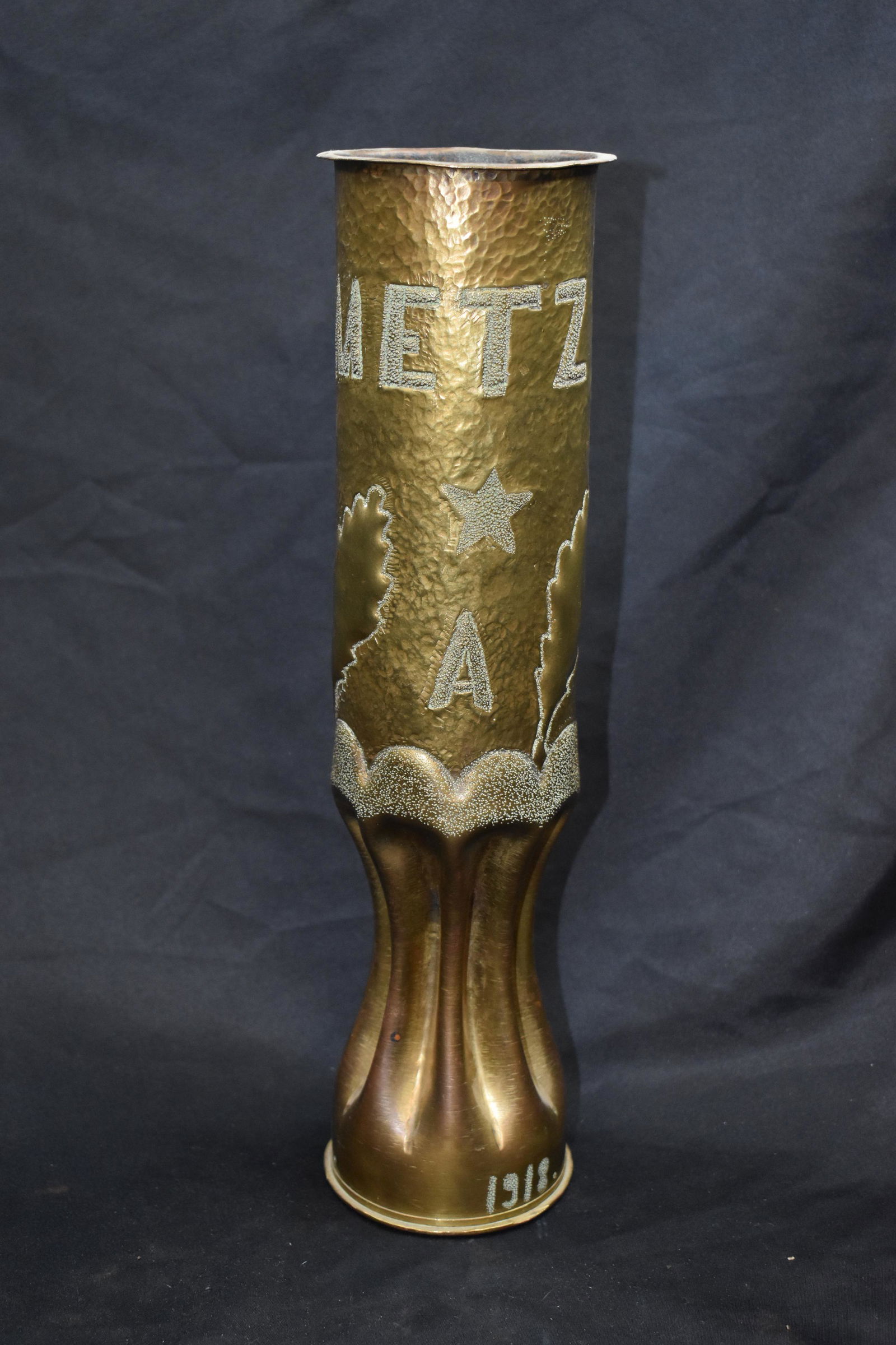 1917 Trench Art 75MM Mortar Shell Casing (1 of 6)