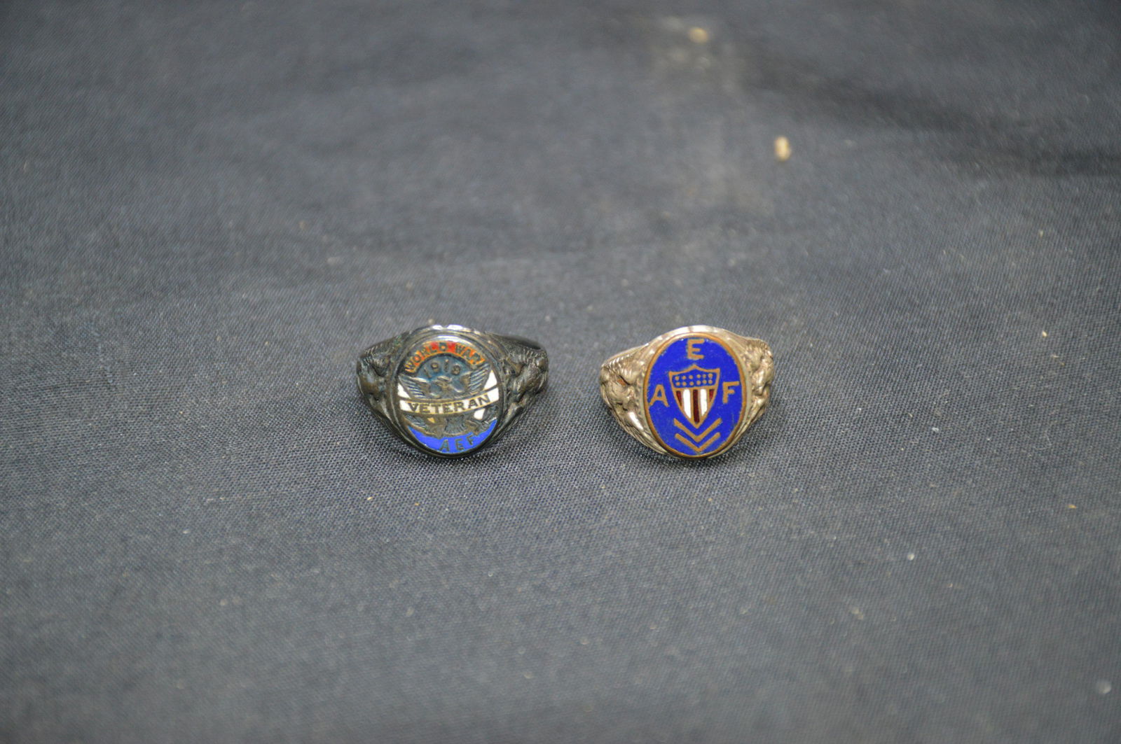 2 WW1 A.E.F. Rings (1 of 3)