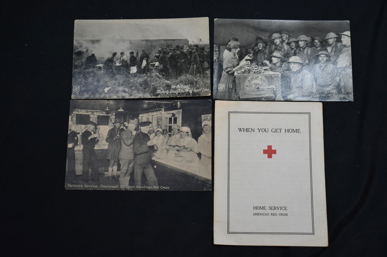3 Postcards The Salvation Army and  Red Cross postcard (1 of 8)