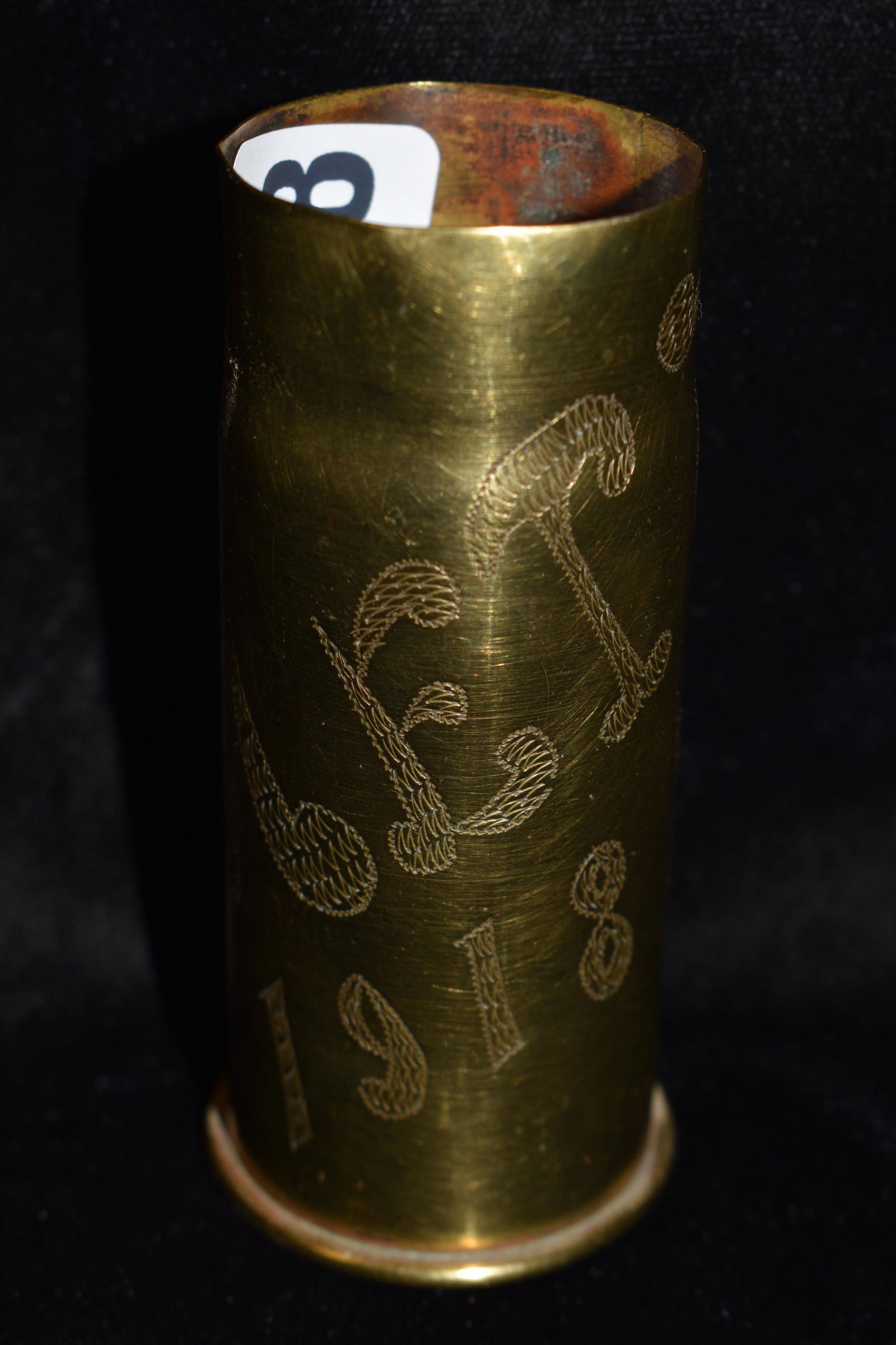 METZ 1918 WW1 37MM Trench Art Shell Casing (1 of 4)