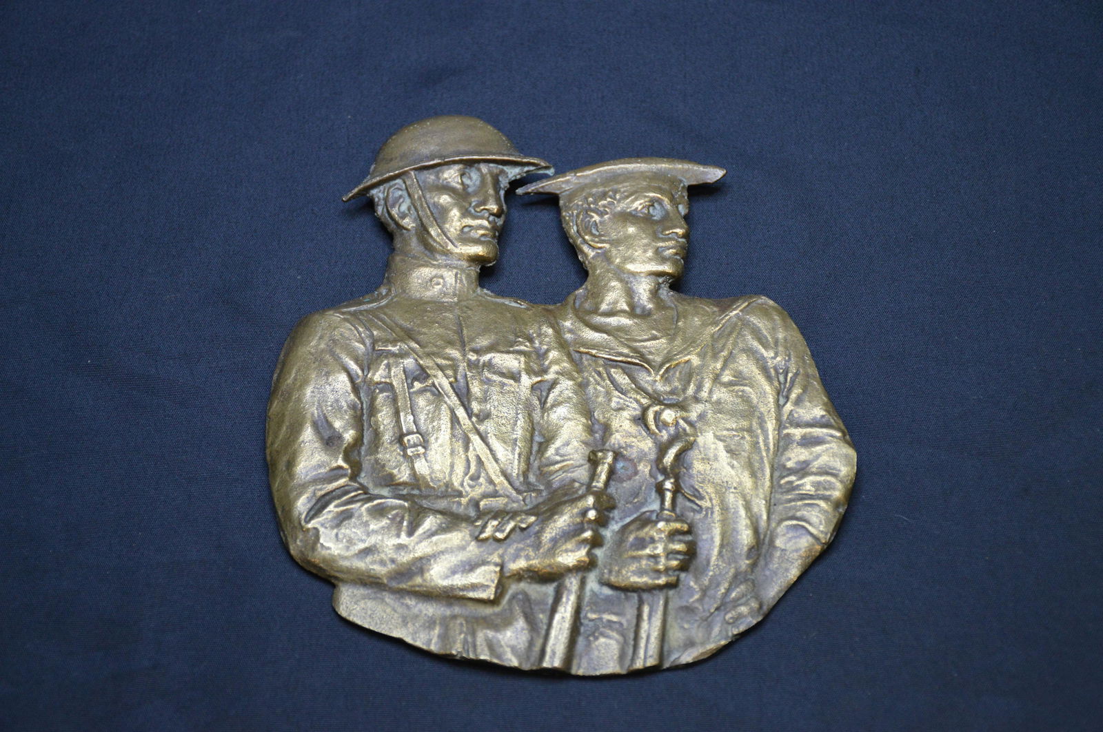 WW1 Era Brass Plaque (1 of 4)