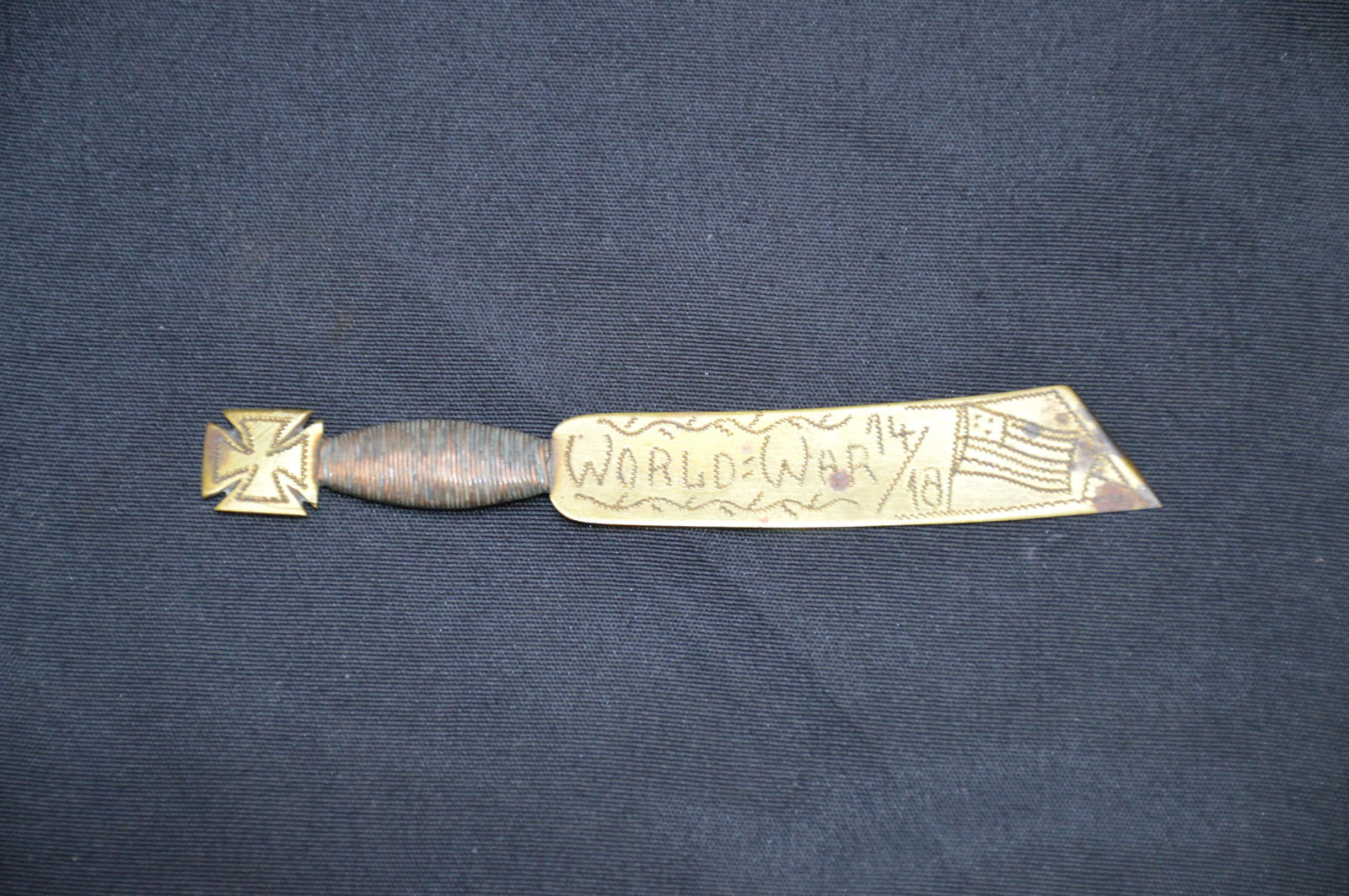 WW1 Germ Prisoner Trench Art Letter Opener (1 of 4)