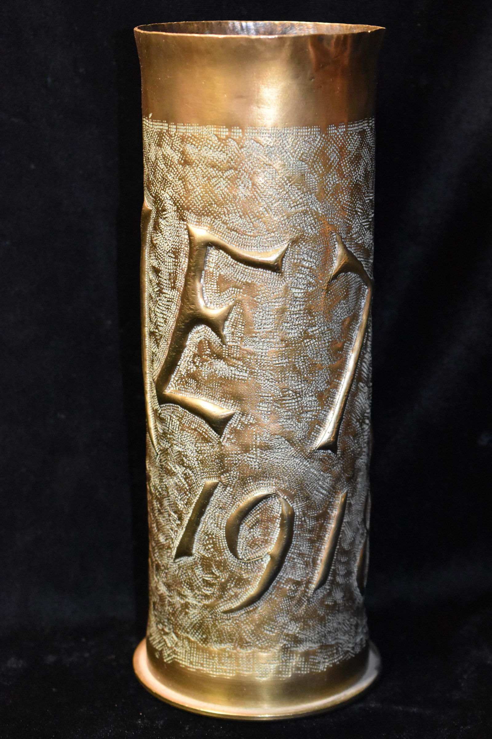 1918 METZ WW1 Trench Art Artillery Shell Casing (1 of 5)