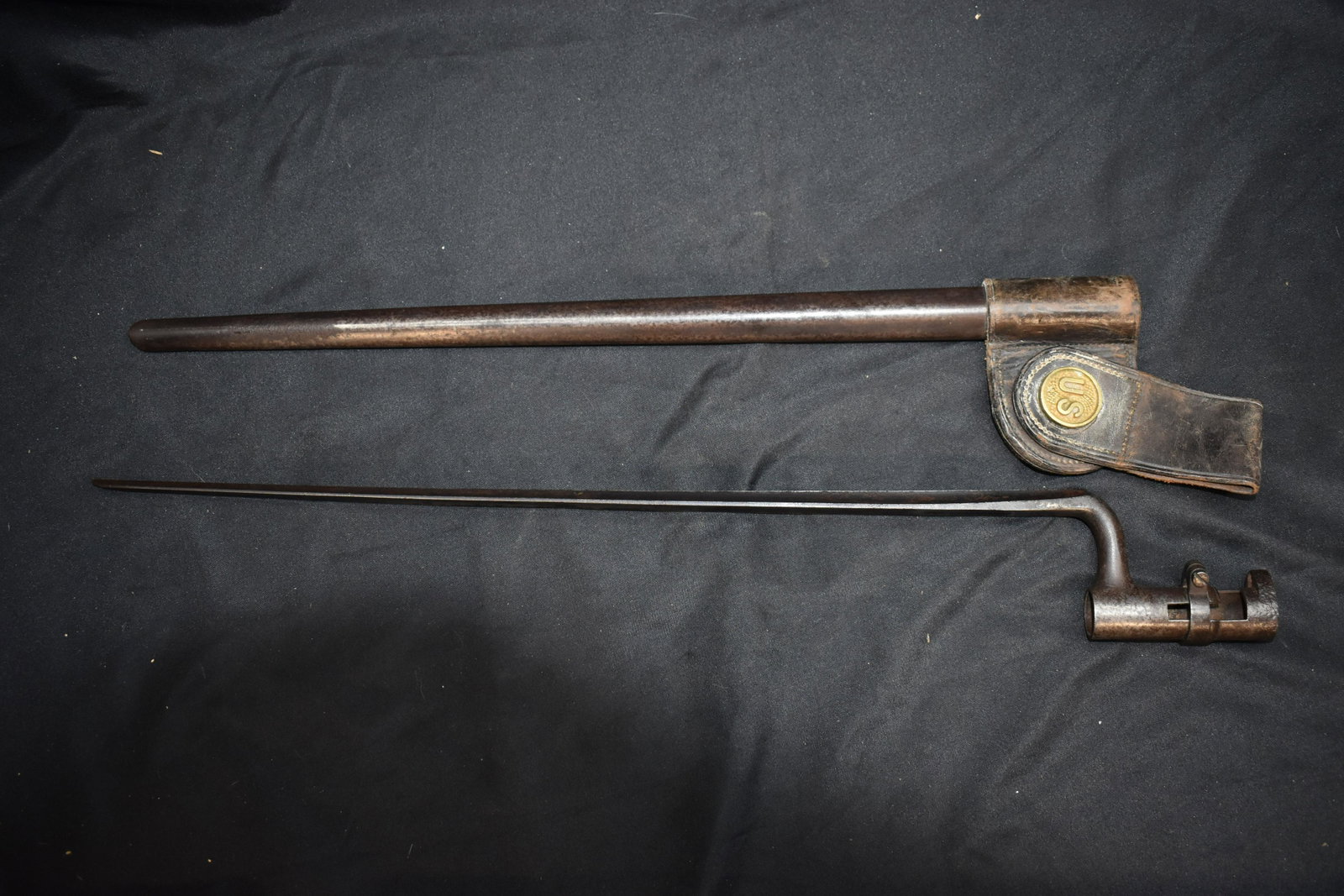 U.S. Civil War Era Bayonet: In incredible condition for it's age. The only markings on the bayonet is U.S. 21 7/8 inches long