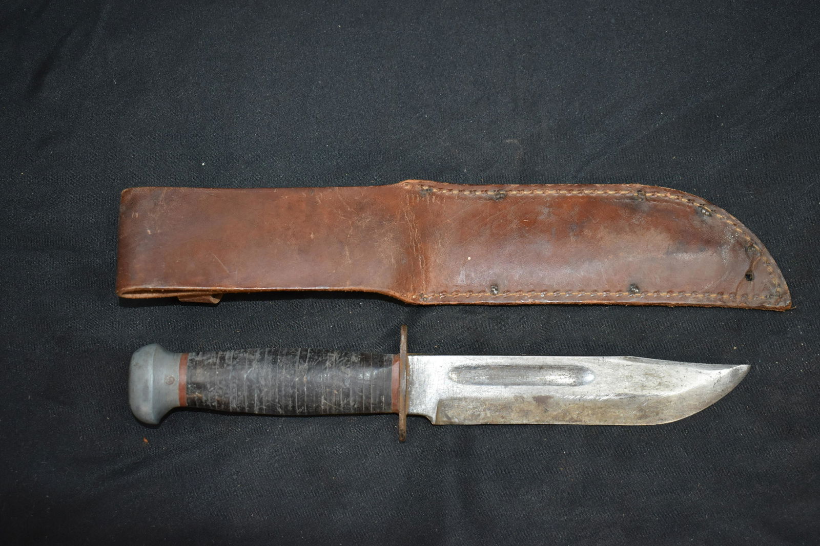 U.S. WWII Era PAL RH-36 Knife with Sheath (1 of 8)
