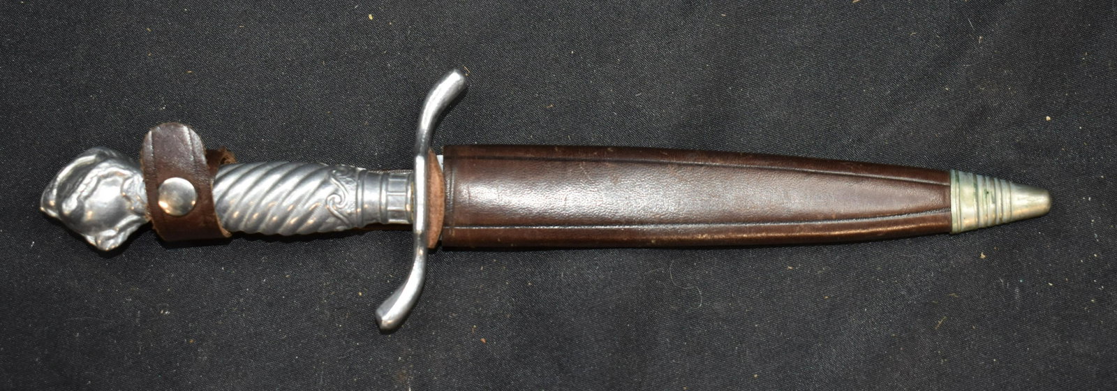 Korium Claw Foot Forged Steel German Dagger: Korium forged solingen steel made in Germany claw foot dagger. Comes with leather sheath, made in Germany embossed. 10 1/2 inches long.