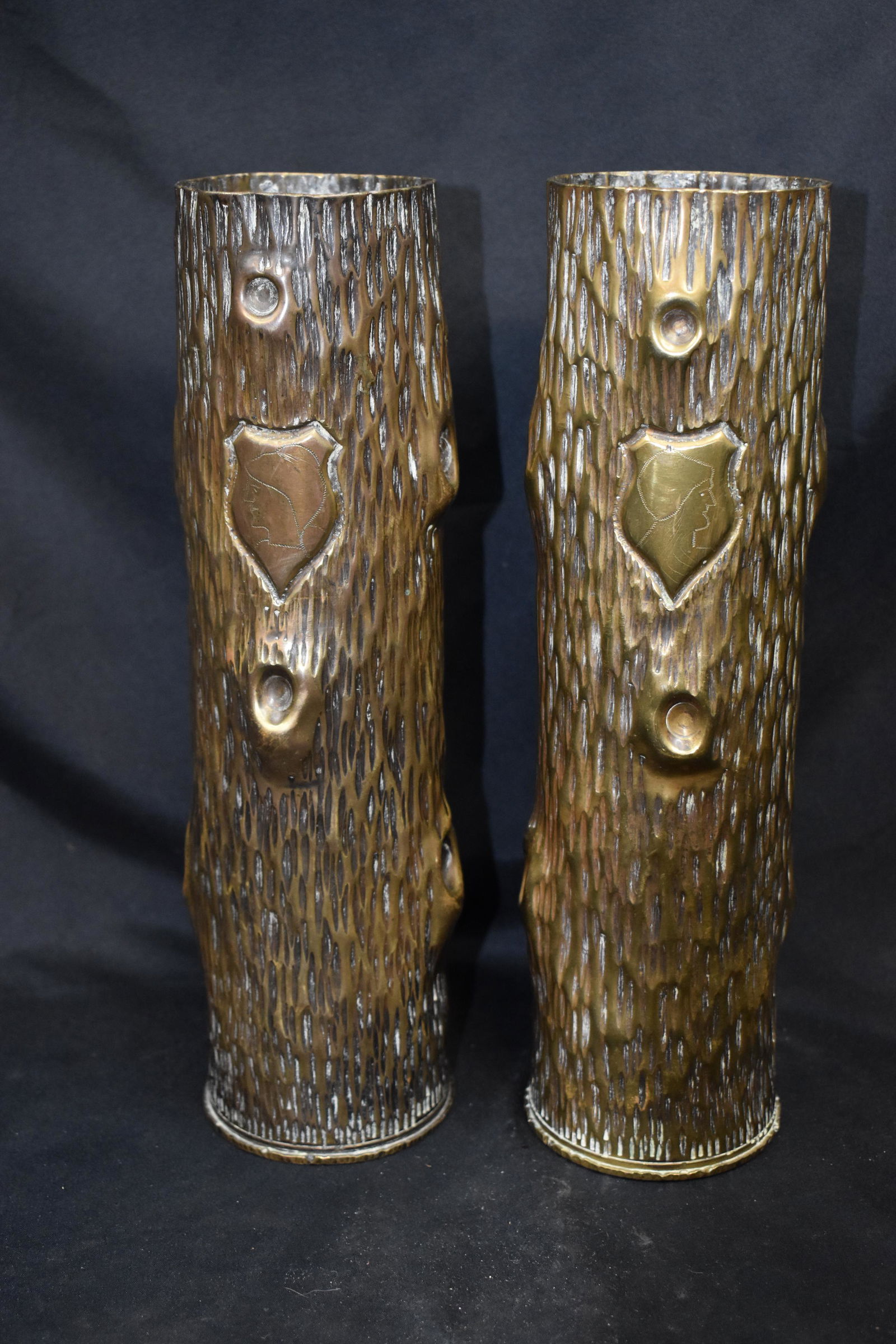 Set of 75 MM WW1 Trench Art Shell Casings (1 of 7)