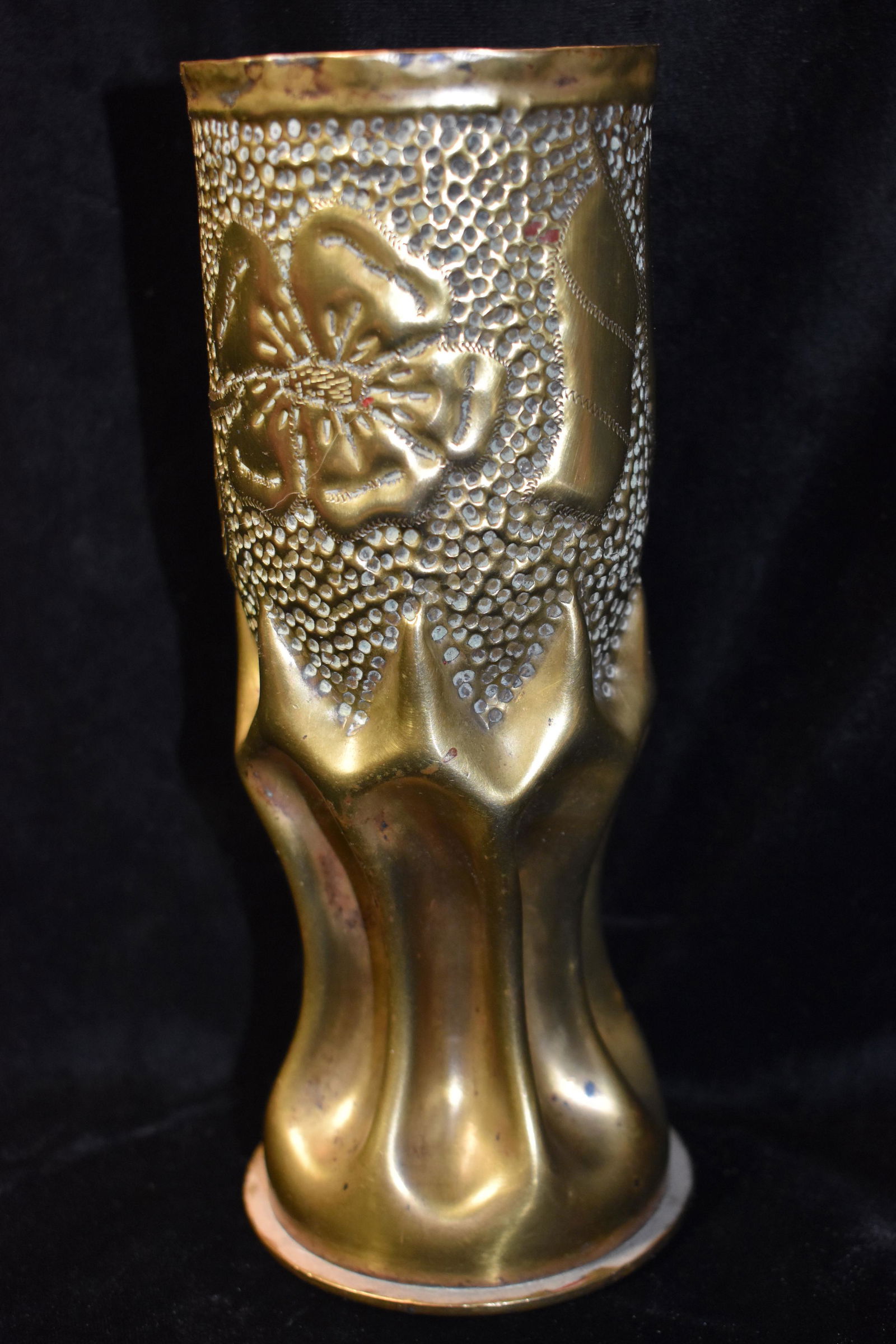 WW1 GERMAN 67% Copper 75MM ARTILLERY SHELL TRENCH ART (1 of 5)