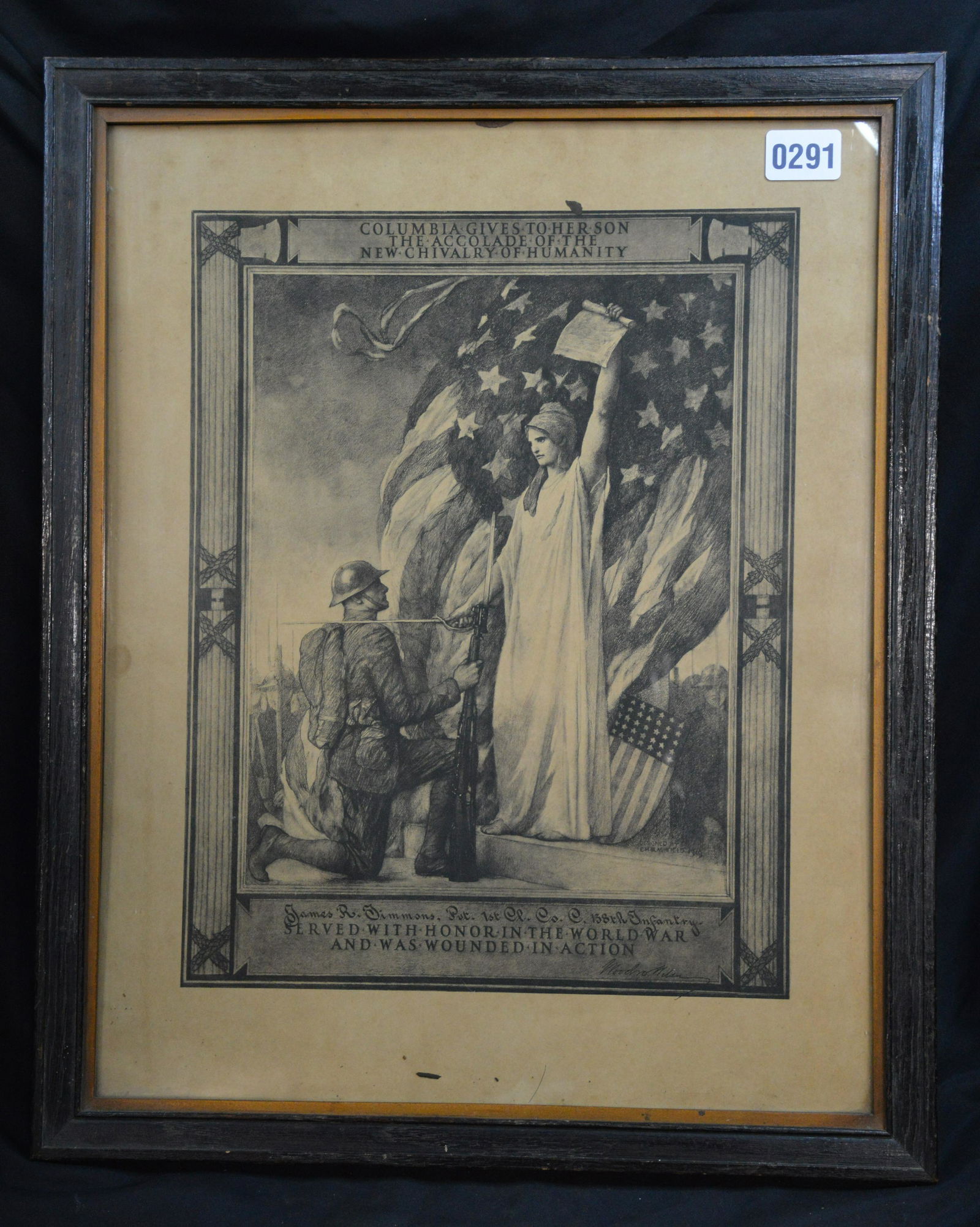 WW1 Framed Picture / Poster (1 of 8)