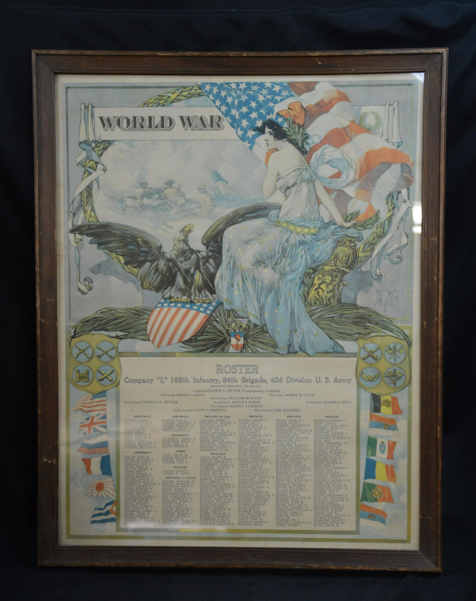 WW1 Framed Picture / Poster (1 of 6)