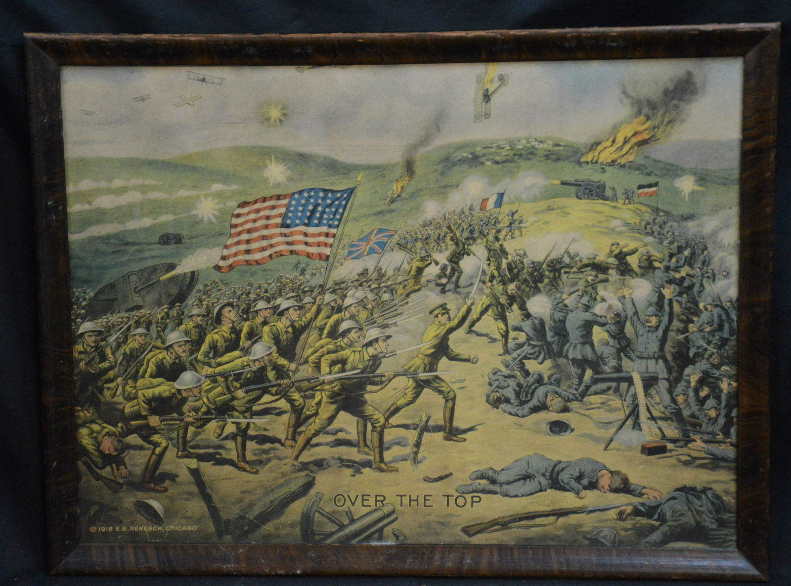 WW1 Framed Picture / Poster (1 of 7)