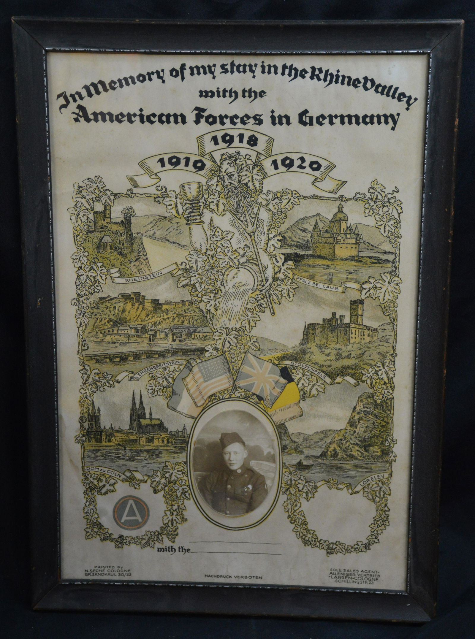 WW1 Framed Picture / Poster (1 of 7)