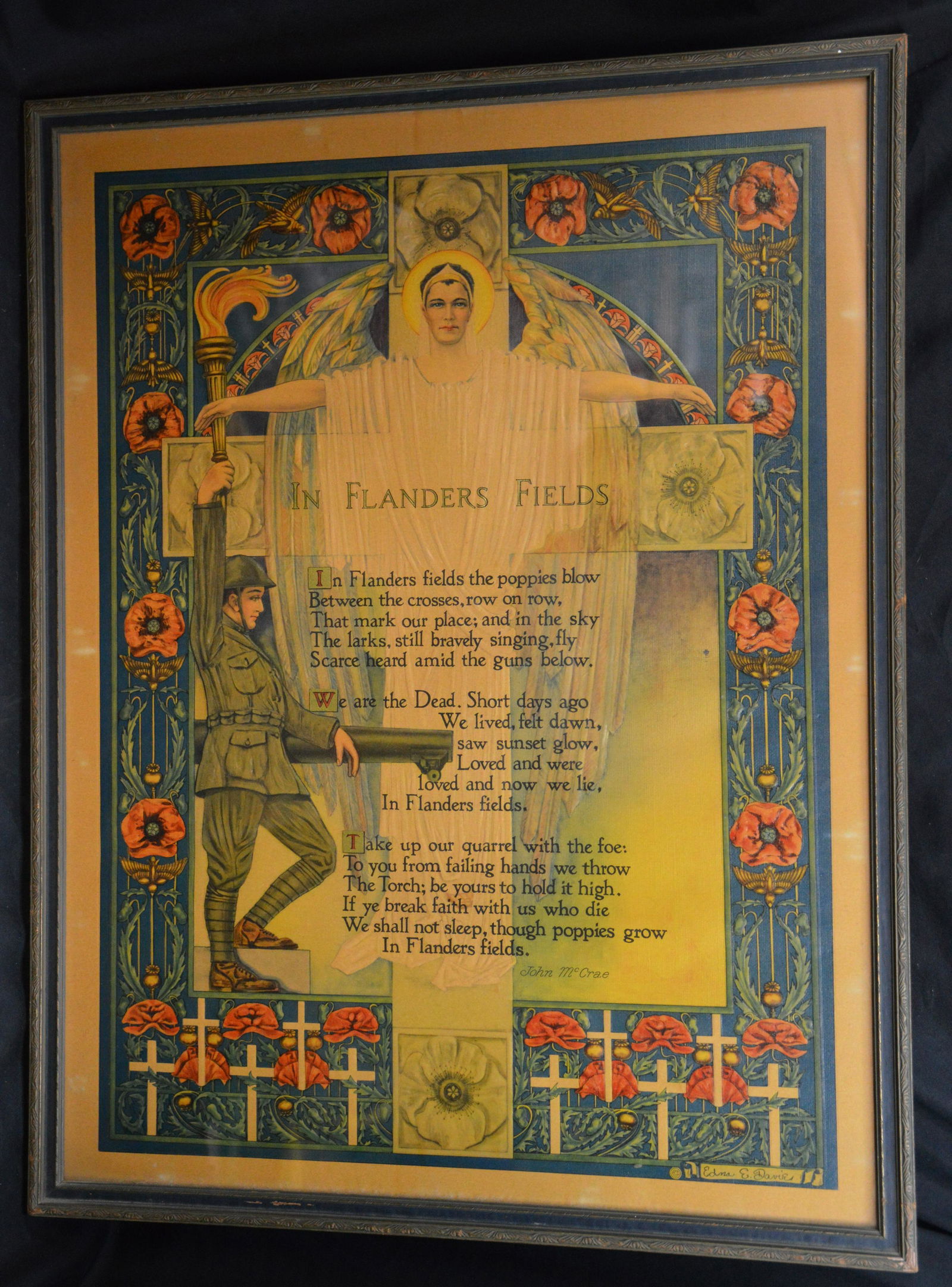 WW1 Framed Picture / Poster (1 of 7)