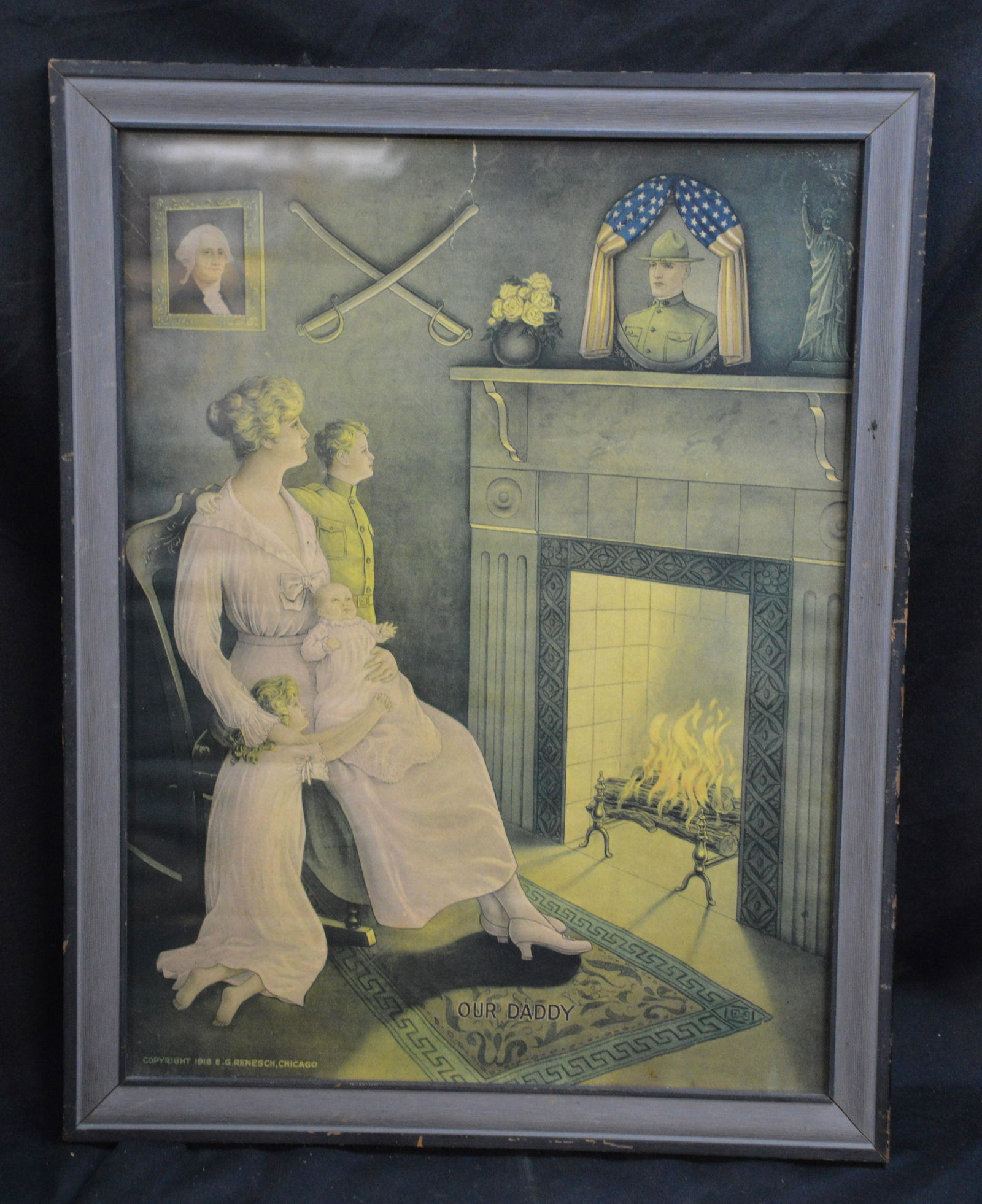 WW1 Framed Picture / Poster (1 of 7)