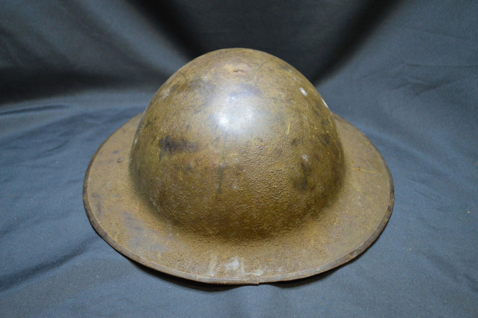 Original 1917 WWI US Army Doughboy Steel Helmet With (1 of 9)