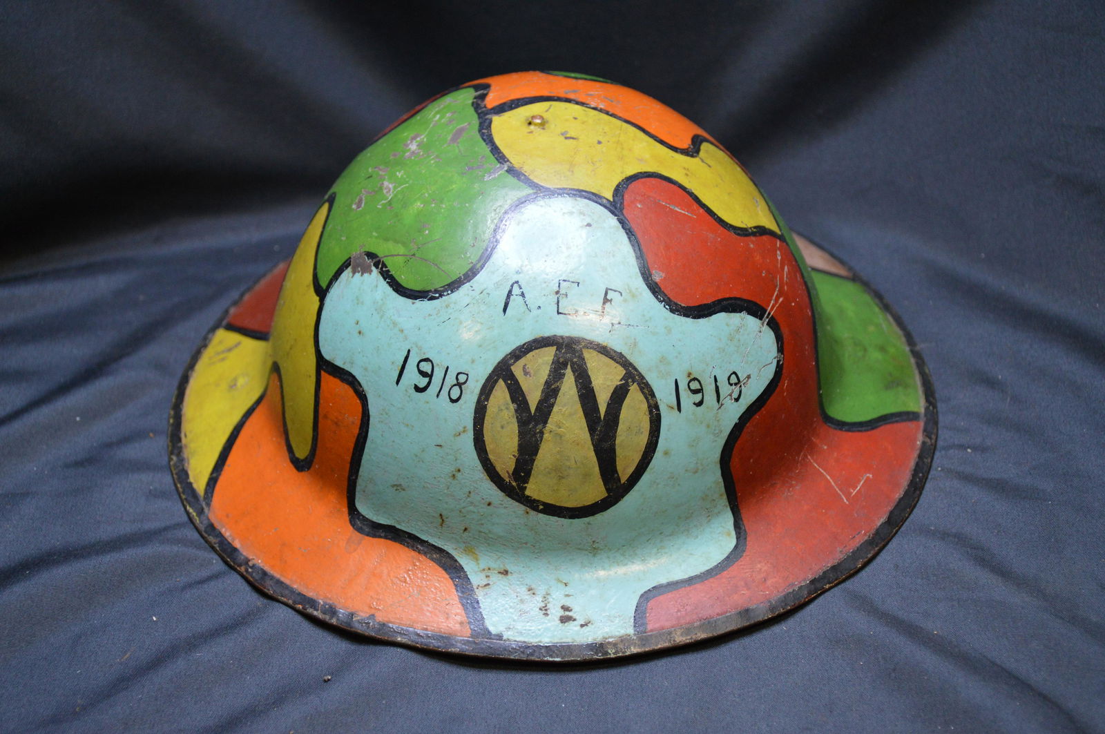 Original 1917 WWI US Army 89th Division Doughboy Steel (1 of 7)