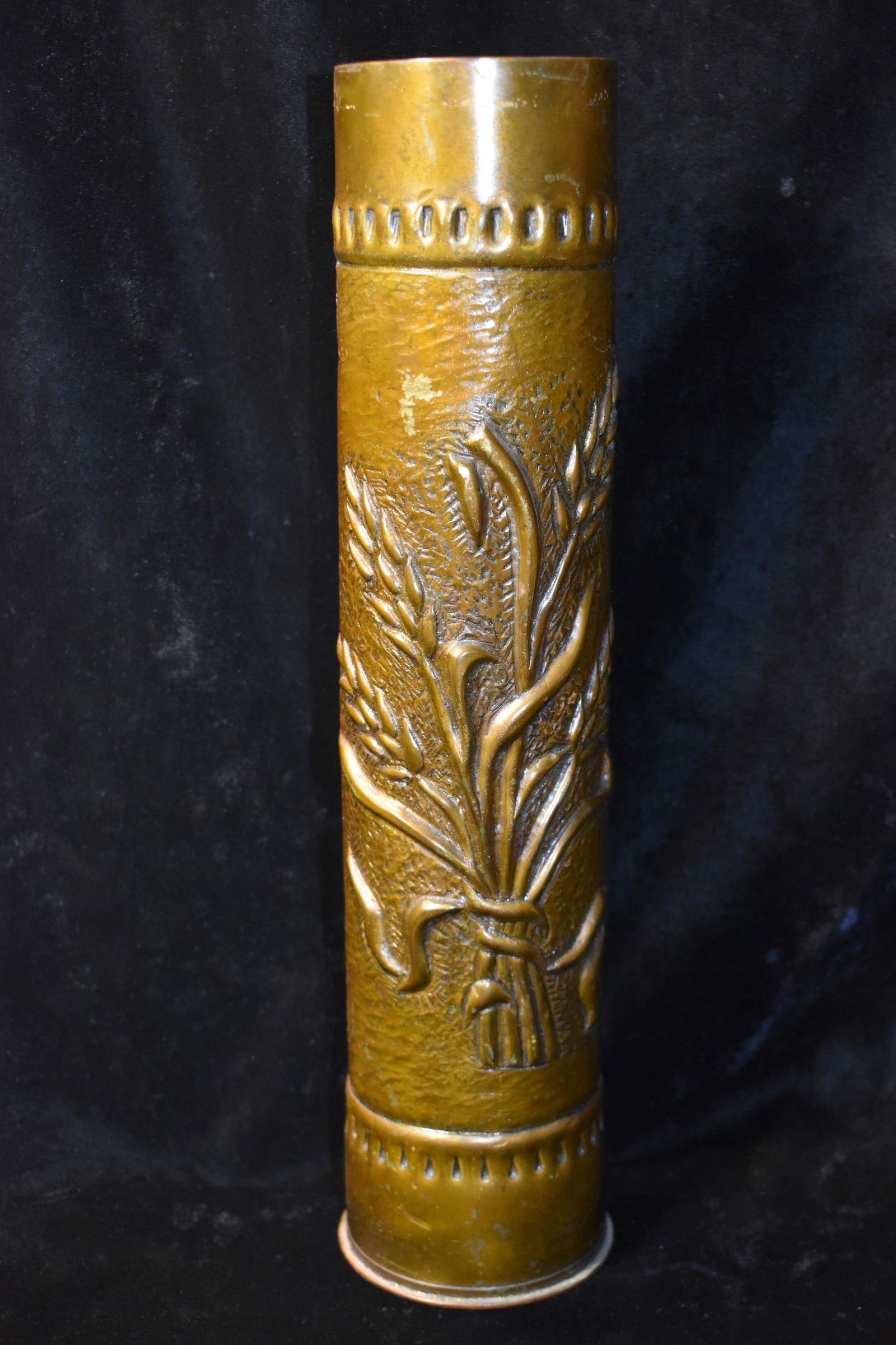 1916 WW1 75 MM Artillery Shell Trench Art Striking (1 of 5)