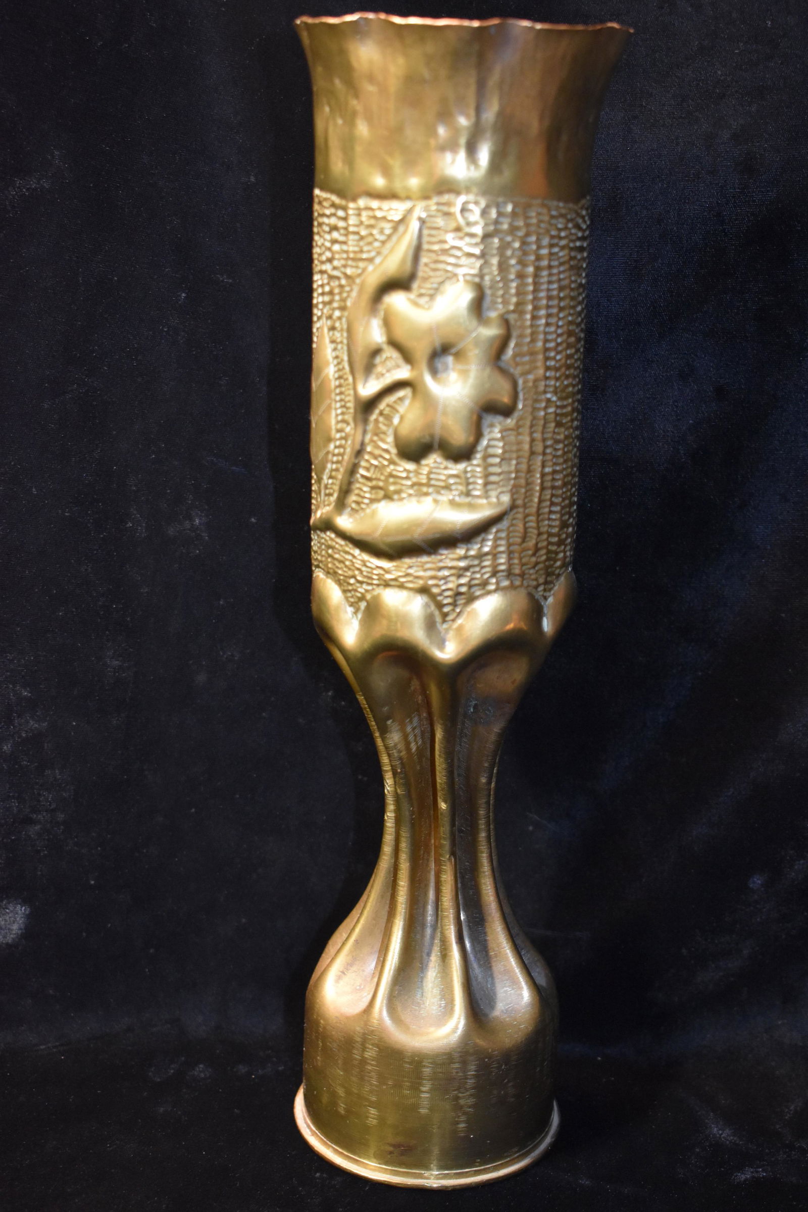 1917 WW1 75MM Trench Art Artillery Shell Casing (1 of 5)