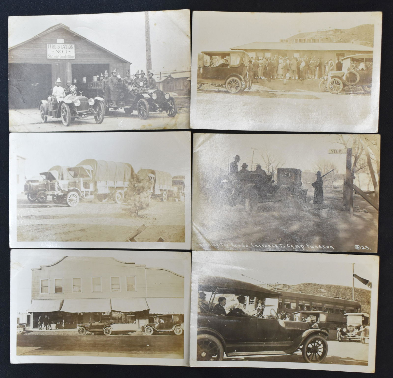 6 Postcards of Soldiers and Vehicles During WW1. (1 of 7)
