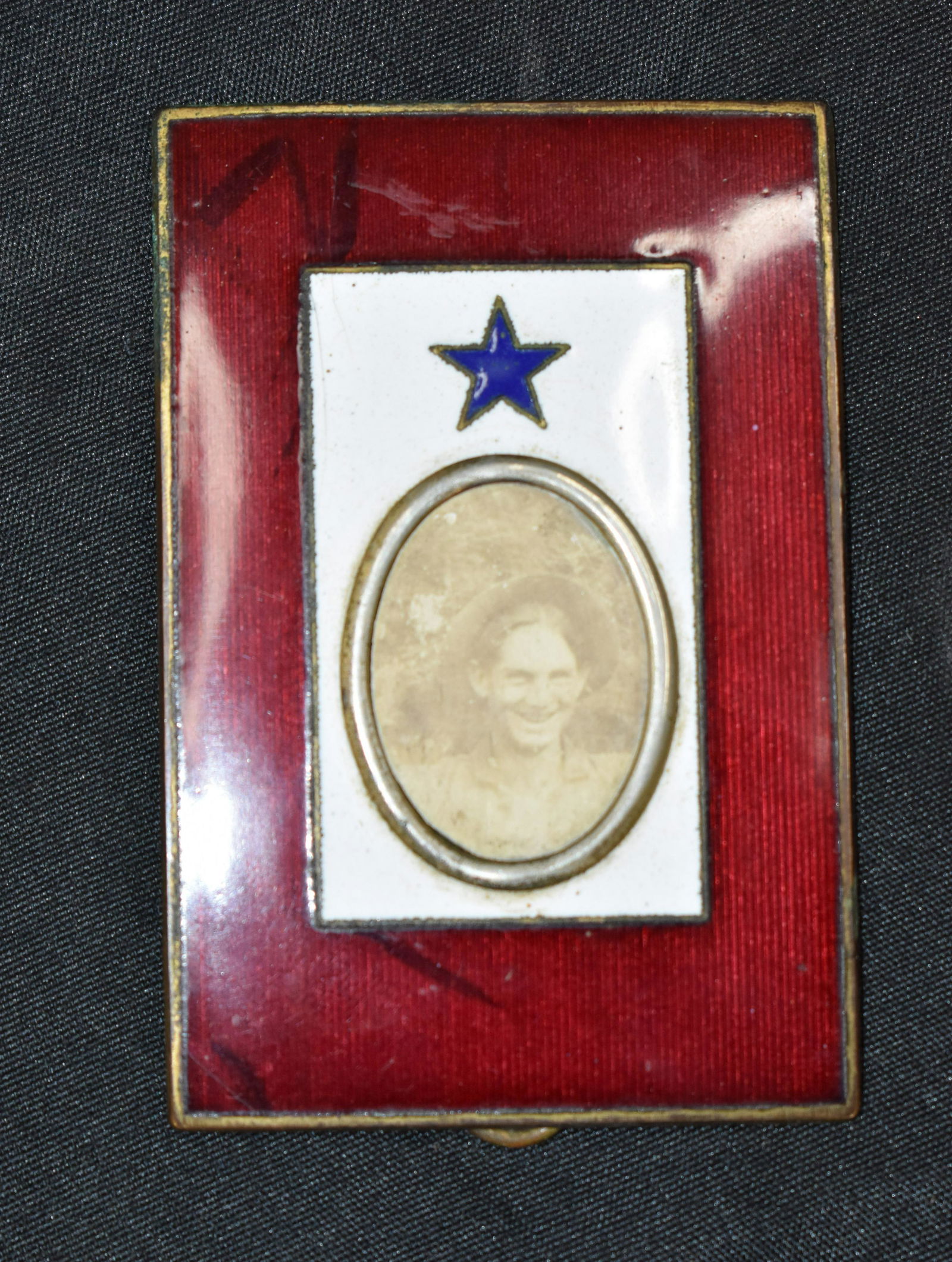 Brass Military Picture Frame (1 of 4)
