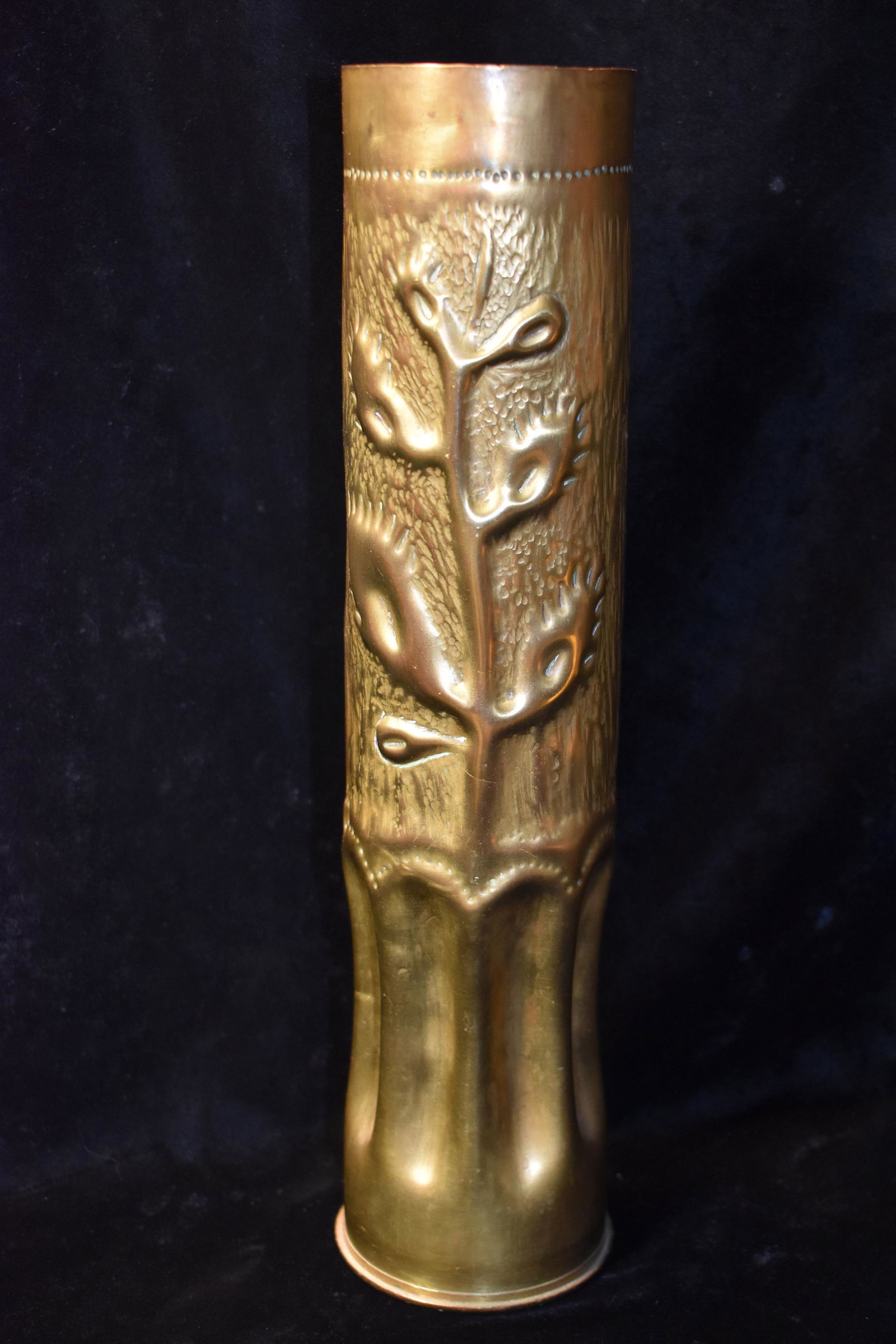 1916 World War 1 75MM Trench Art Artillery Shell Casing (1 of 5)